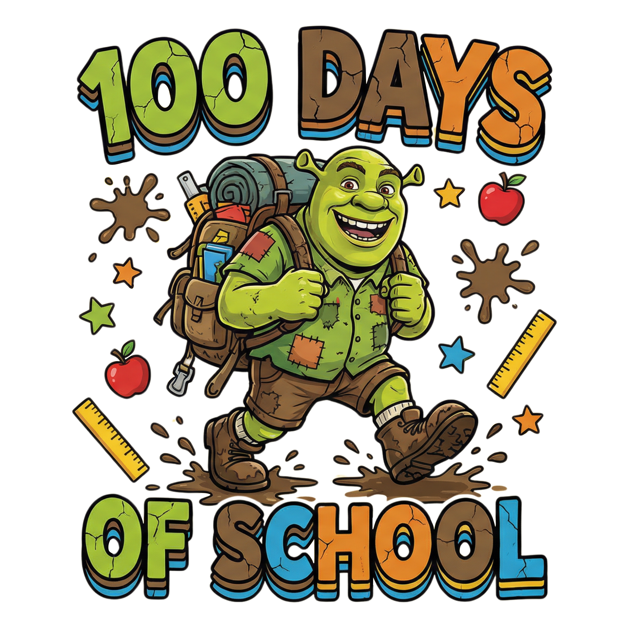 Hundred Days School Swamp Adventure DTF Transfer