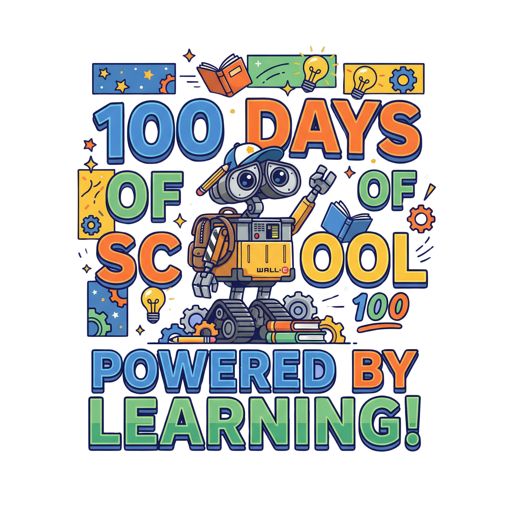 Hundred Days Powered By Learning DTF Transfer