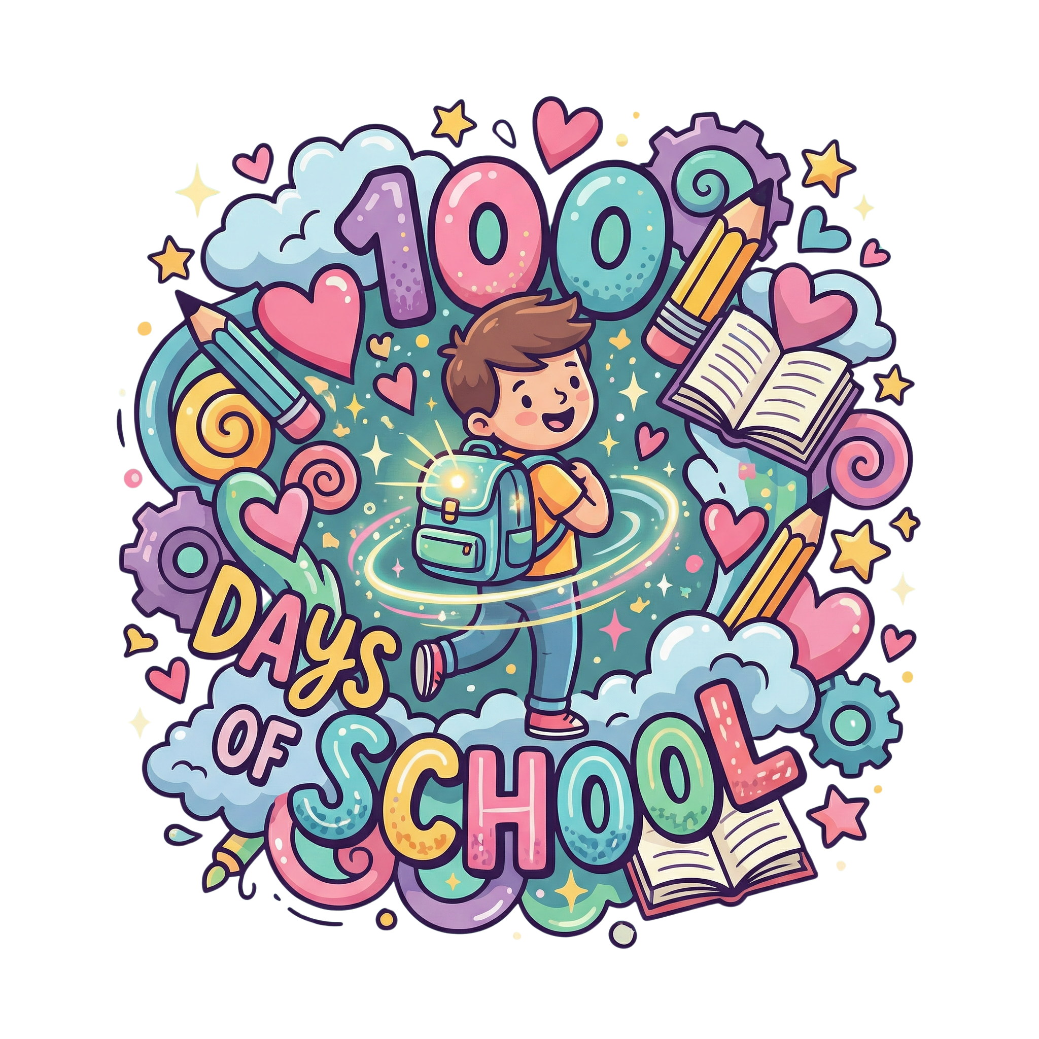 Hundred Days Magical School Adventure DTF Transfer