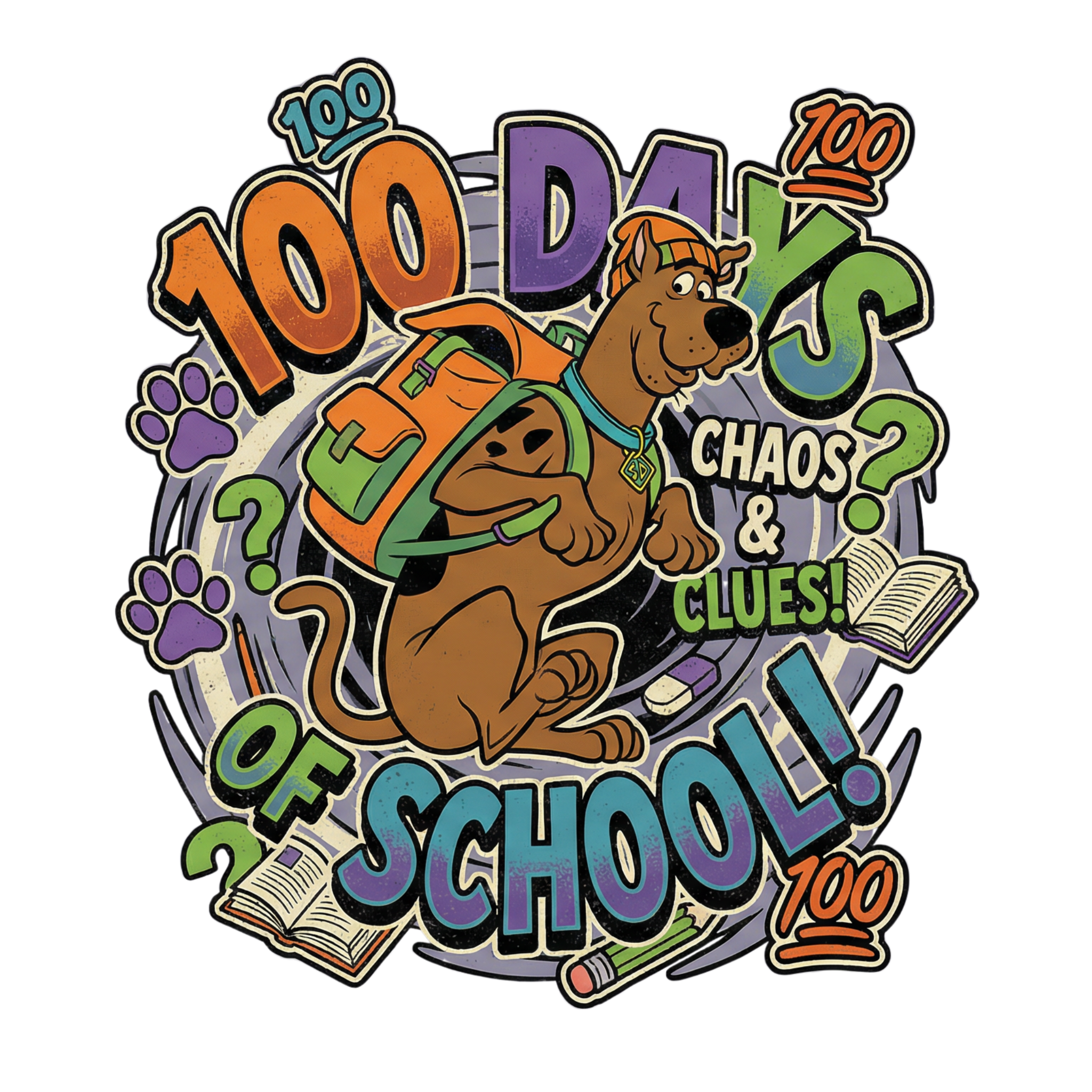 Hundred Days Mystery School Adventure DTF Transfer