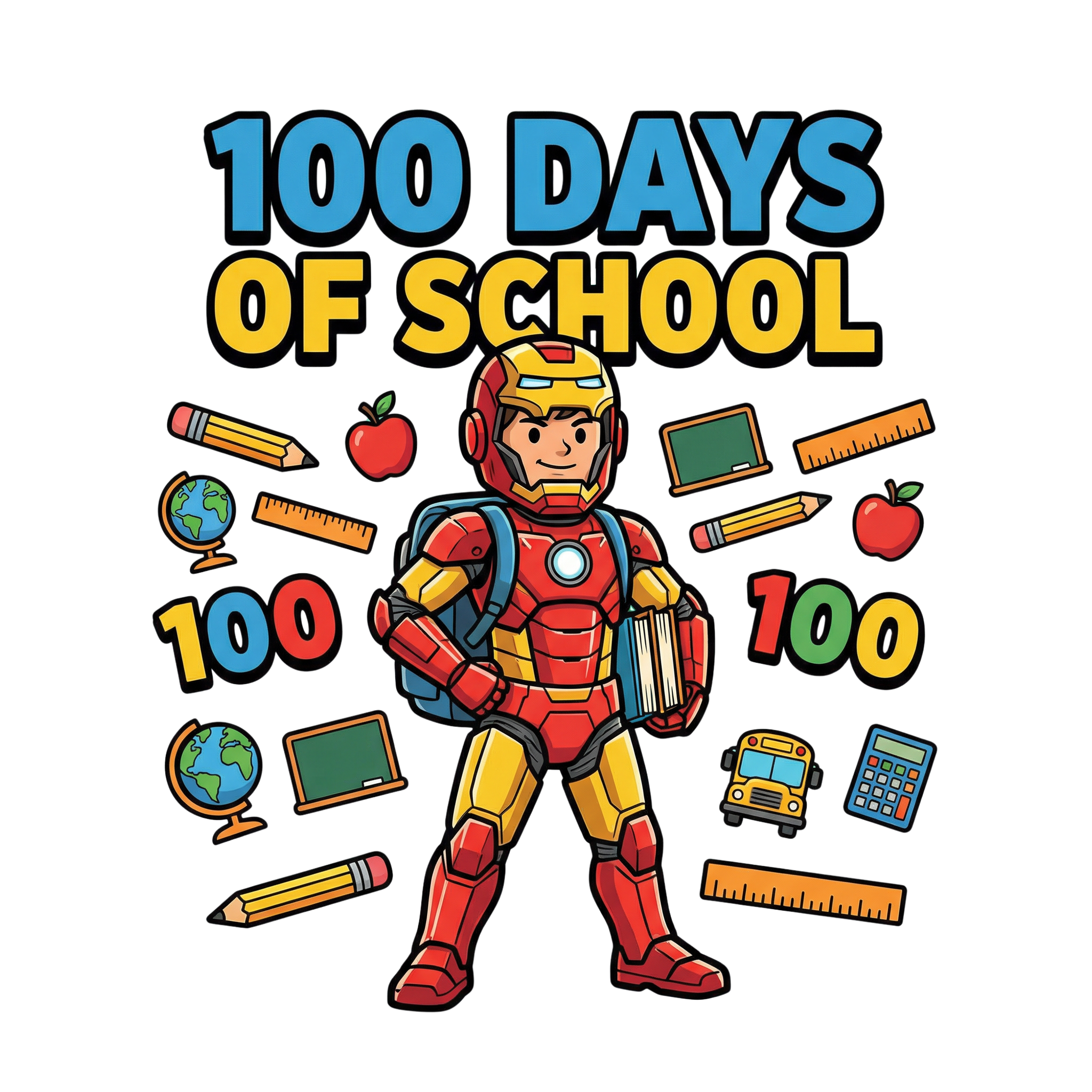 Hundred Days Super Learning Hero DTF Transfer