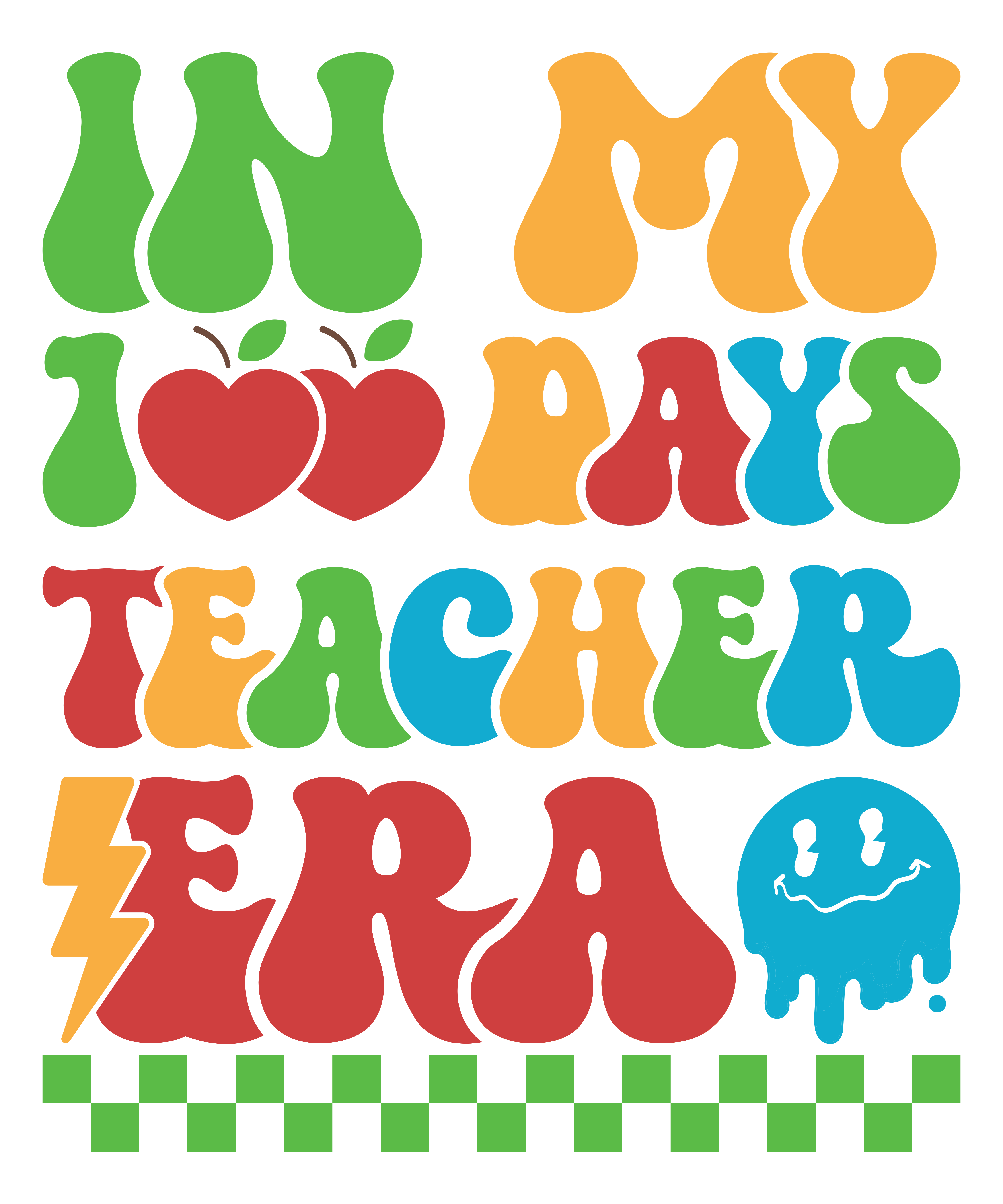 Teaching Through 100 Days DTF Transfer