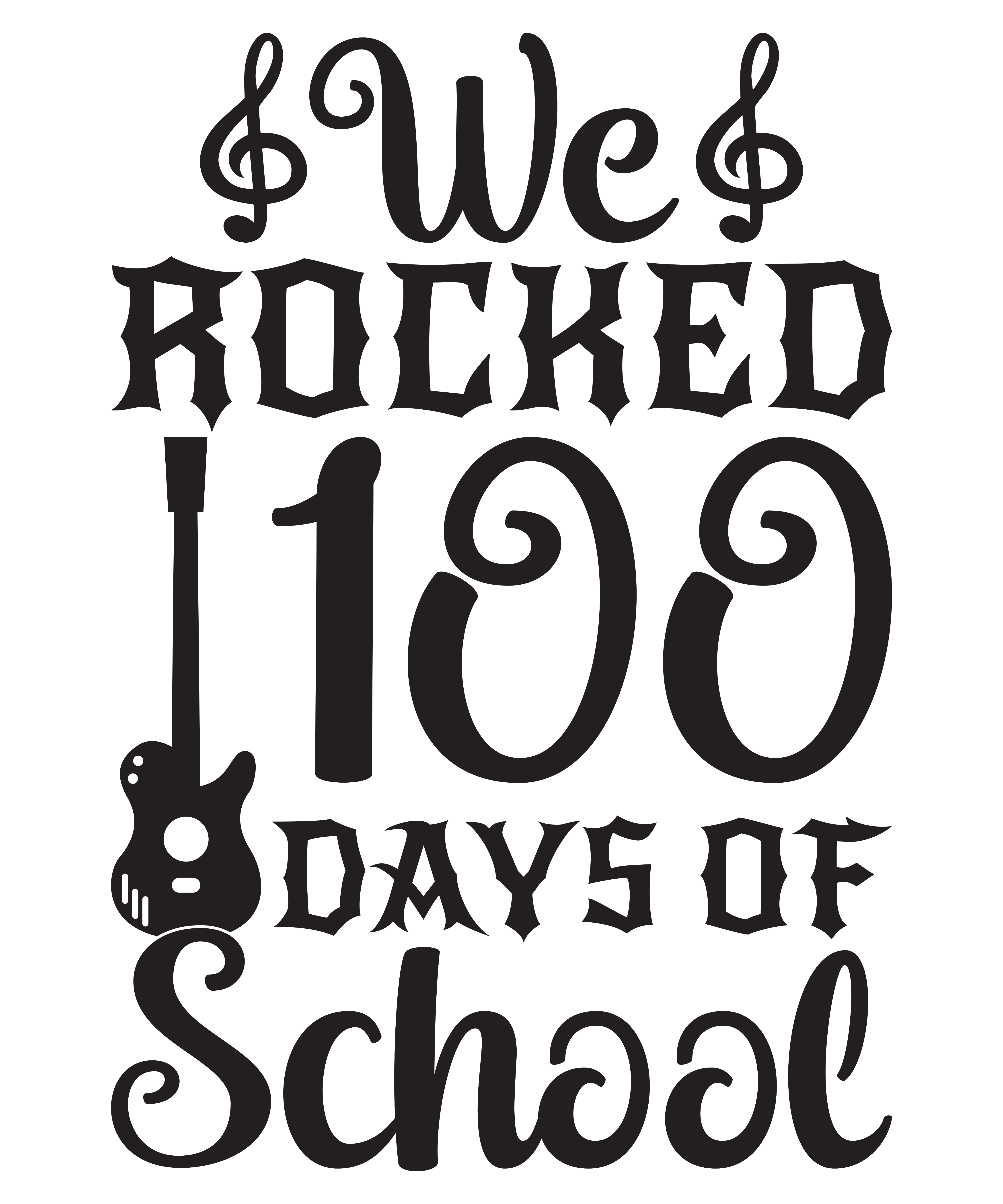 Rock Star School Day DTF Transfer