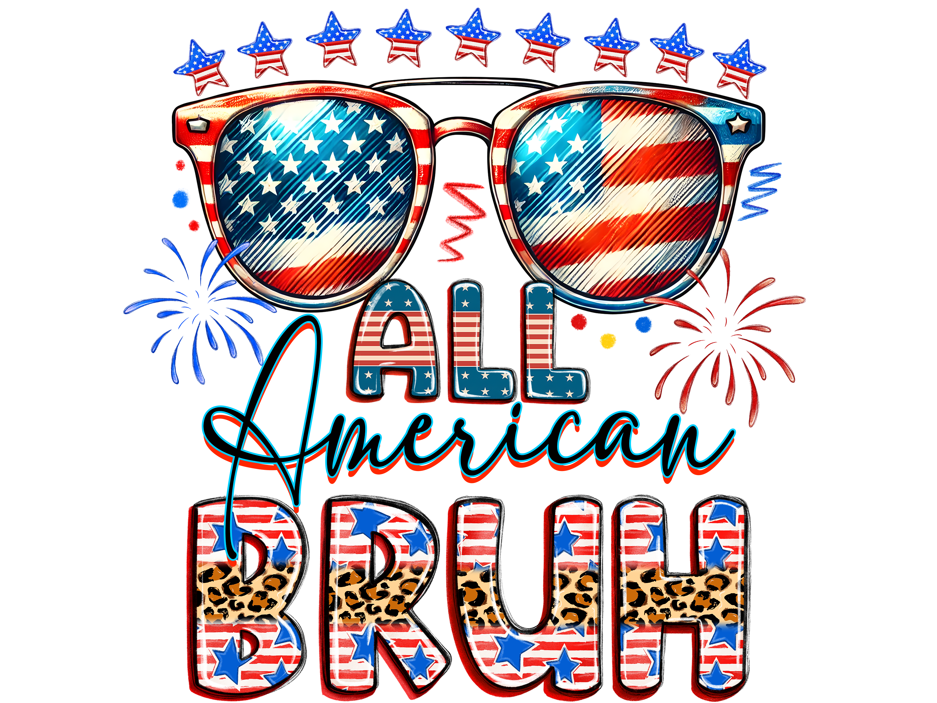 All American Sunglasses DTF Transfer