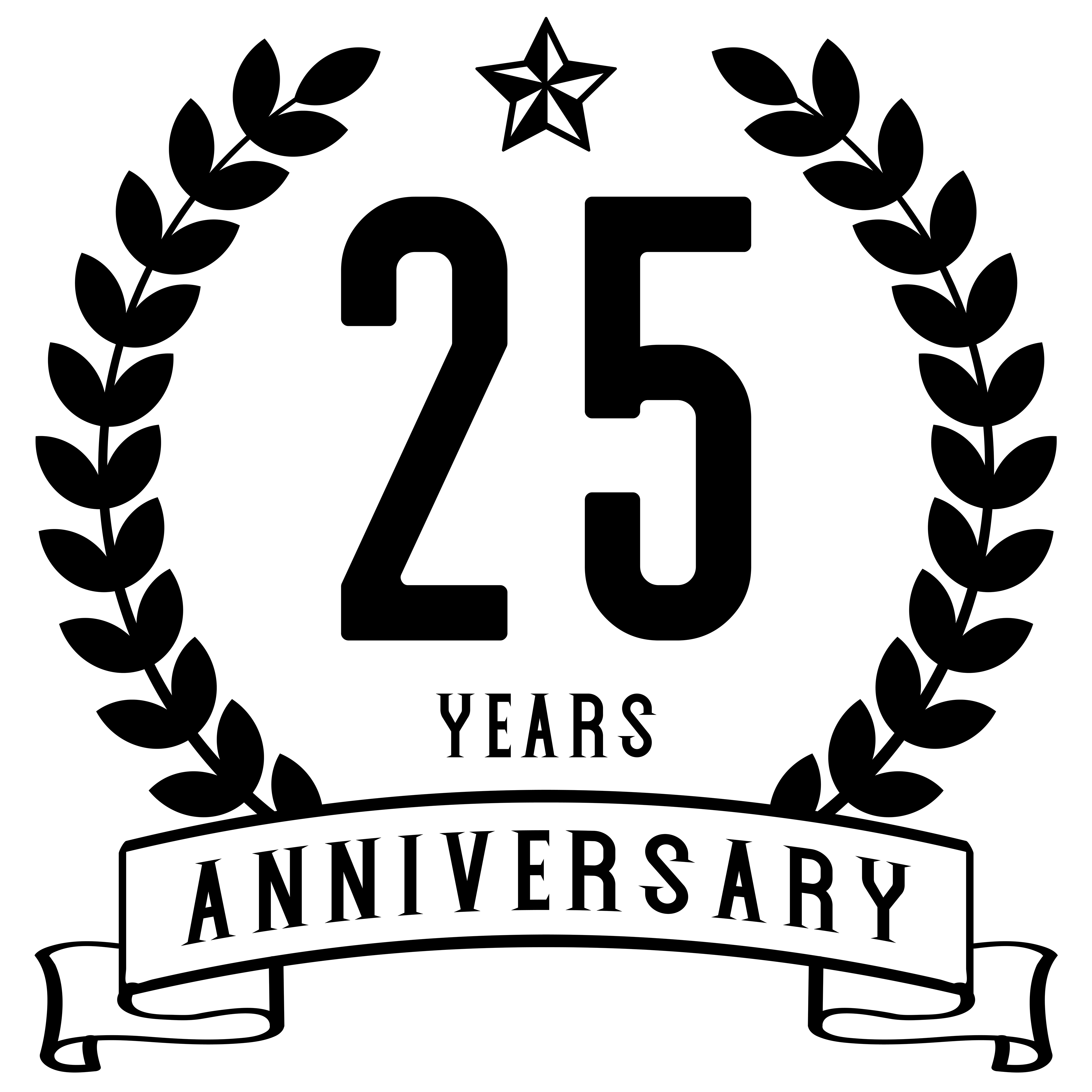 25th Anniversary Emblem DTF Transfer