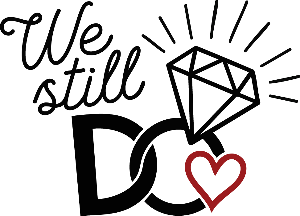 Wedding Rings And Heart DTF Transfer