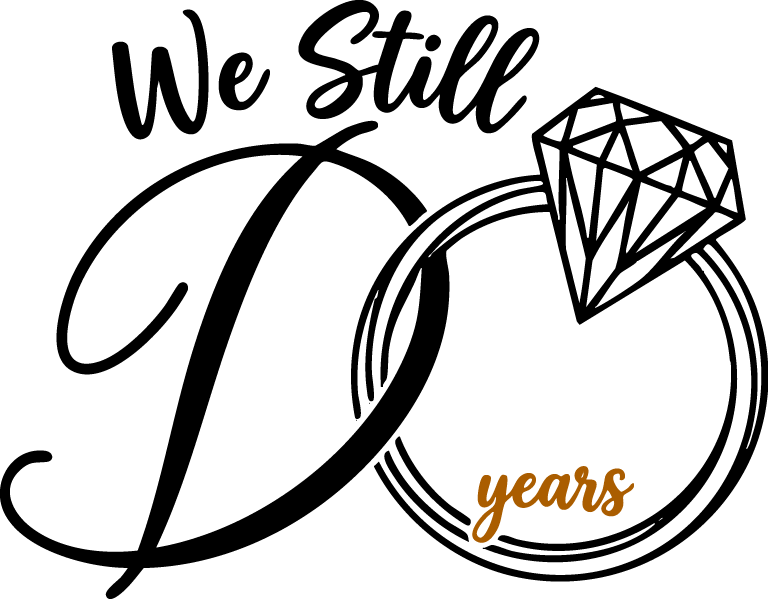 Years Of Love Anniversary DTF Transfer