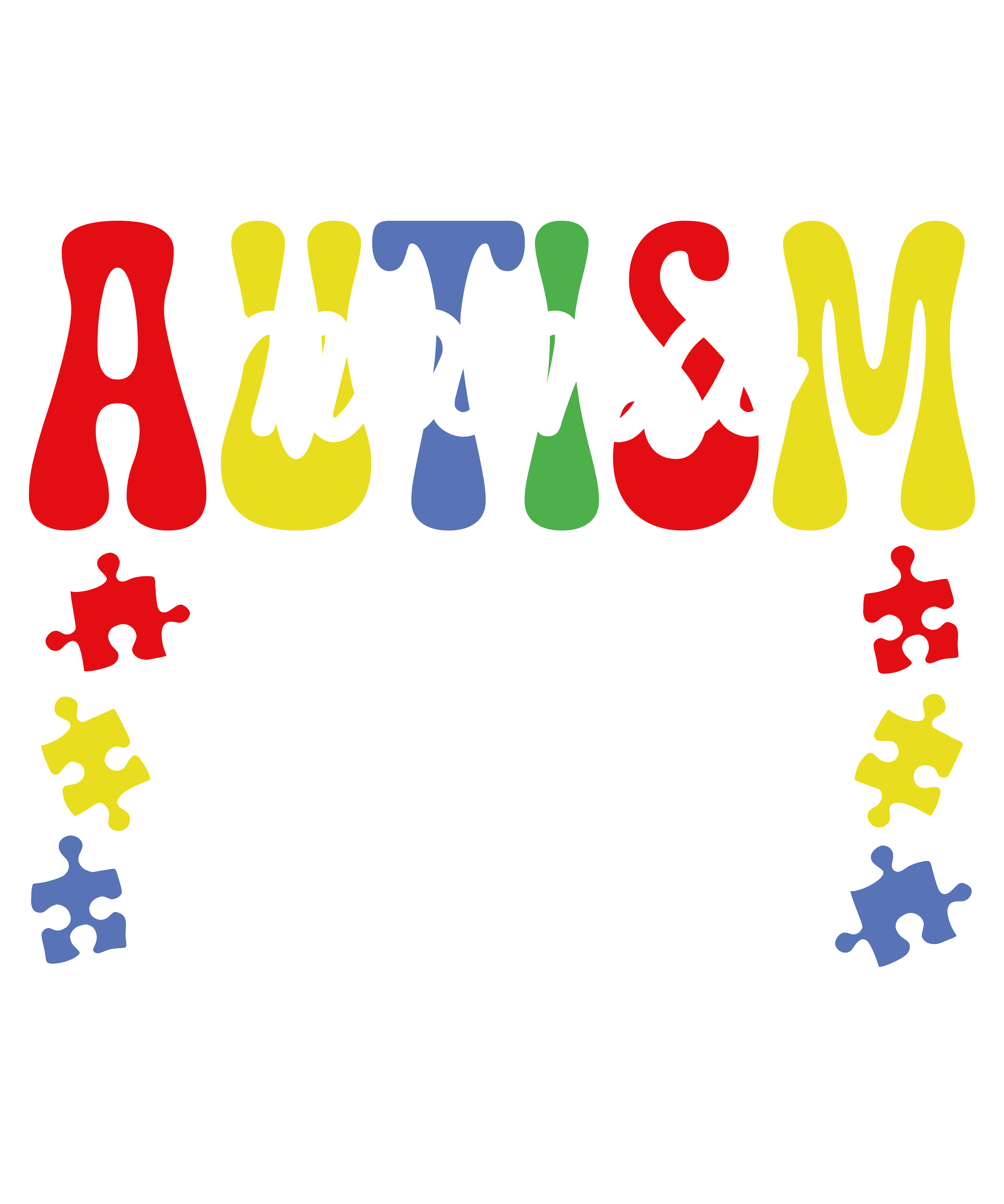Autism Mama Blessed Quote DTF Transfer