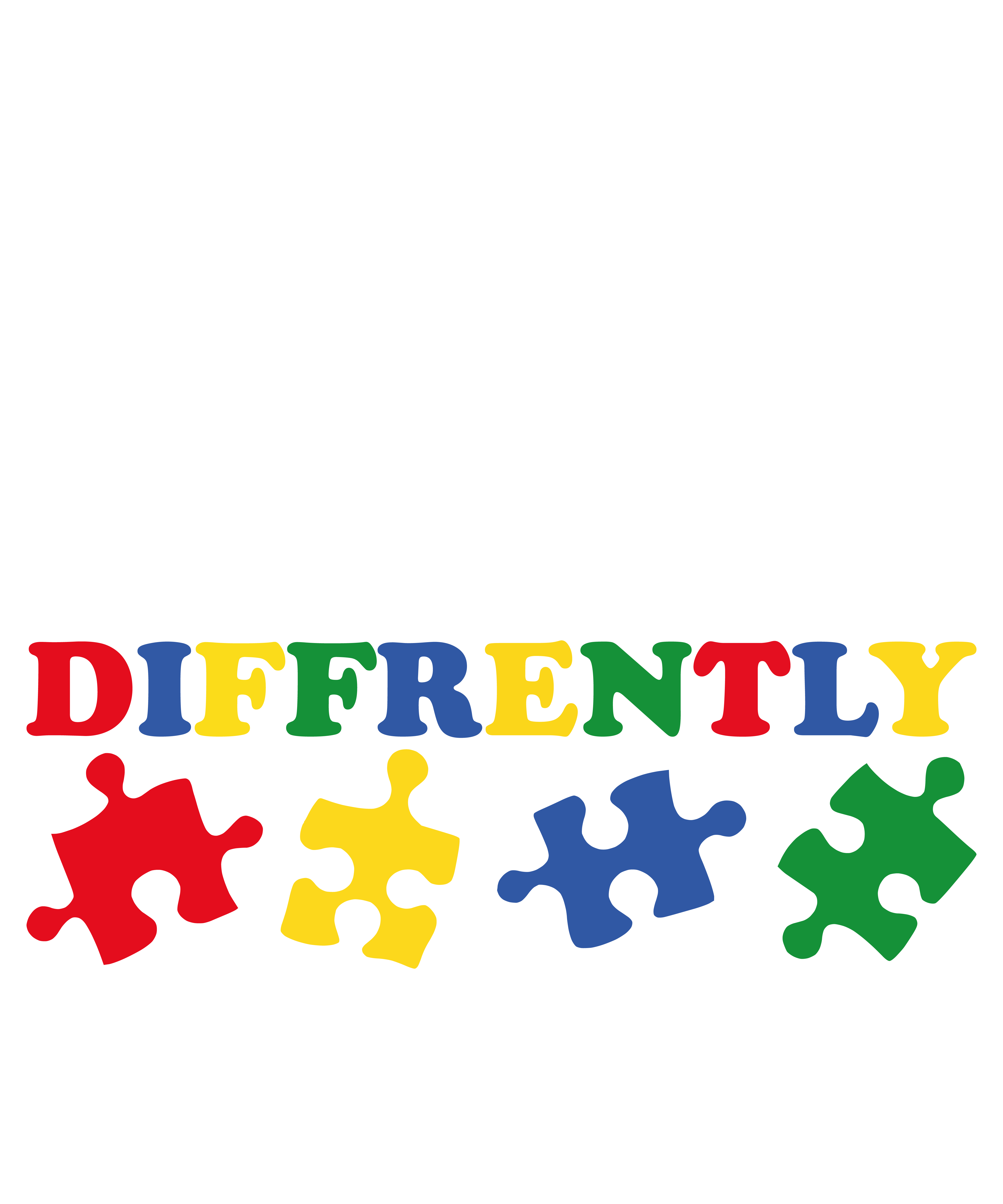 Autism Seen The World Differently DTF Transfer
