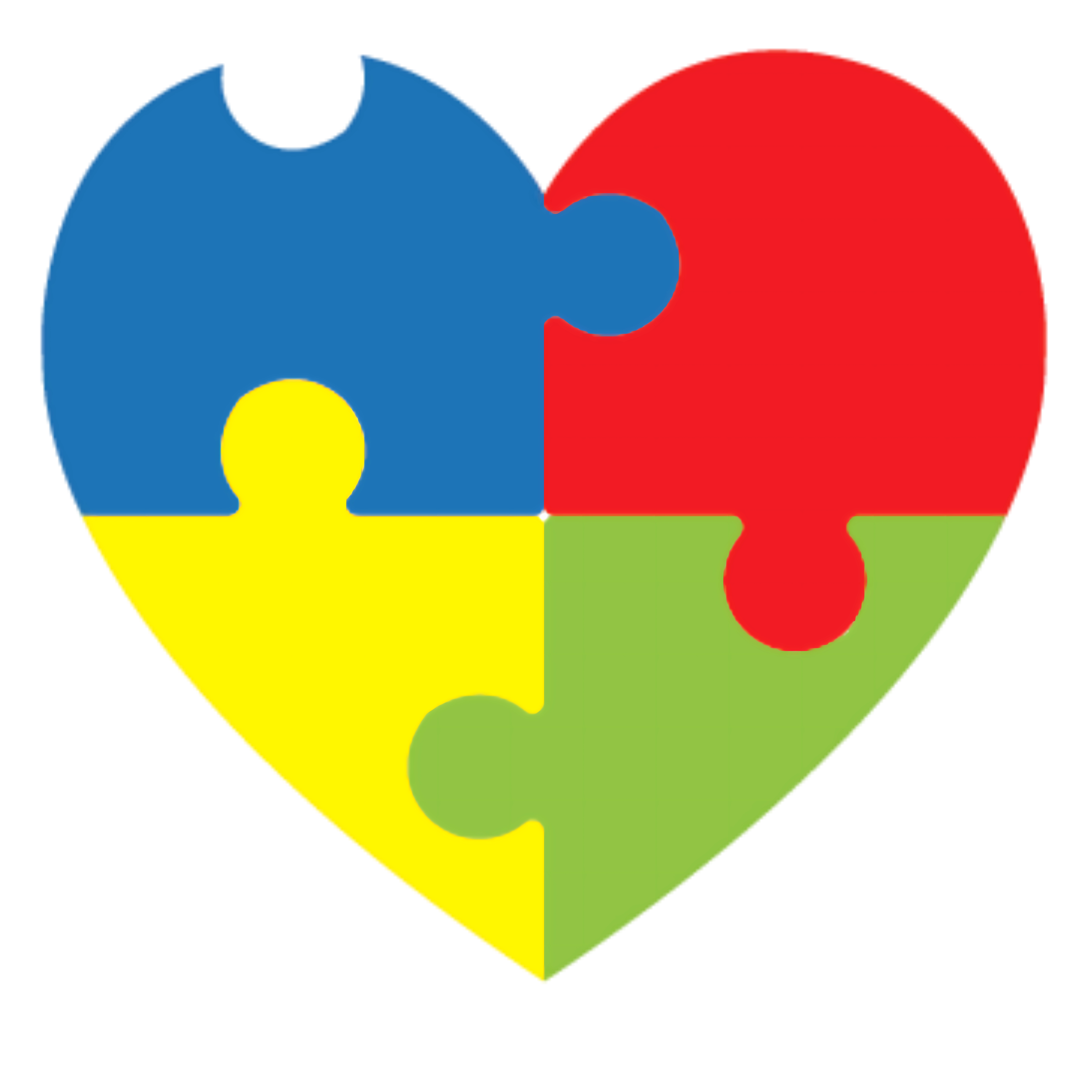 Autism Support Puzzle Heart DTF Transfer
