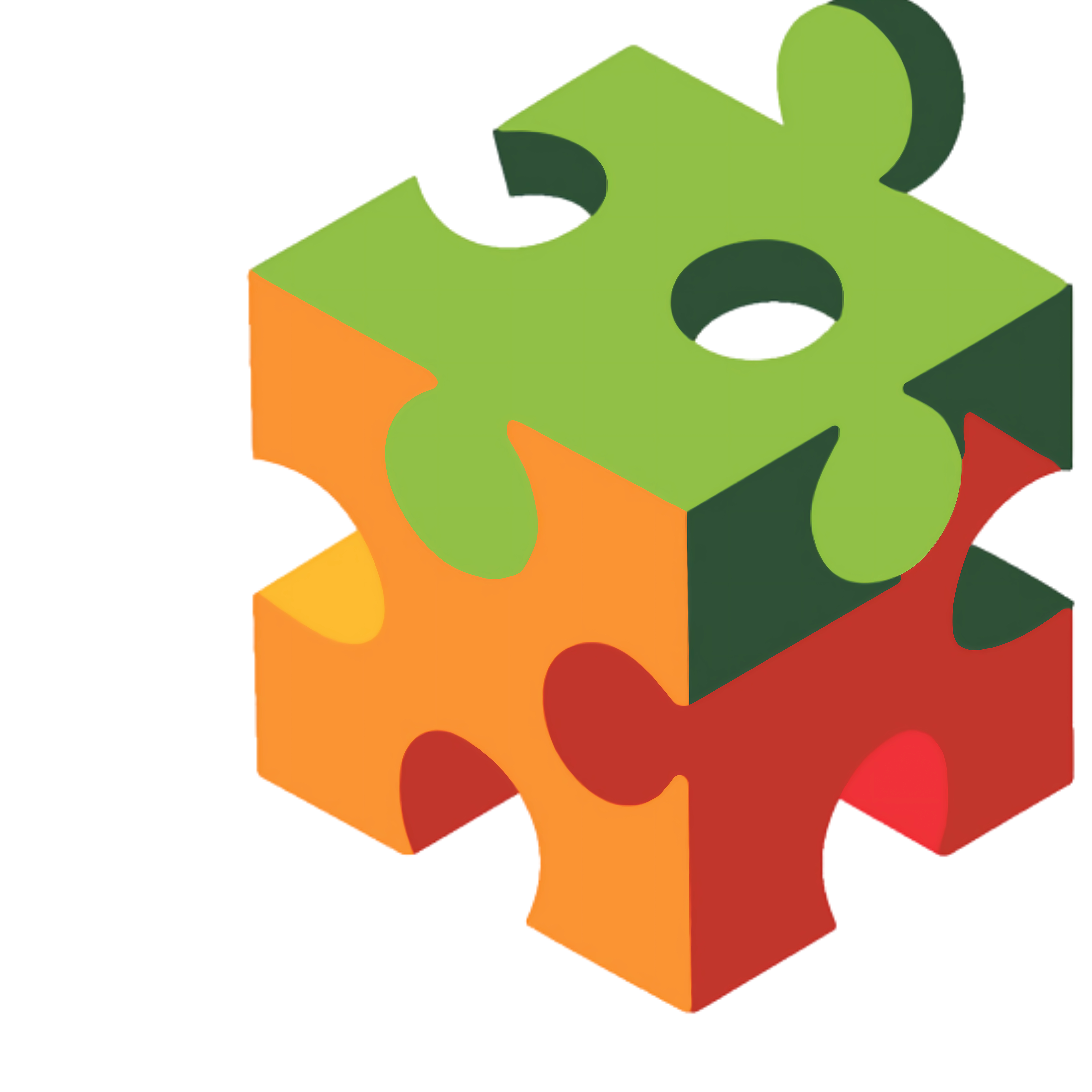 Colorful Autism Puzzle Pieces DTF Transfer