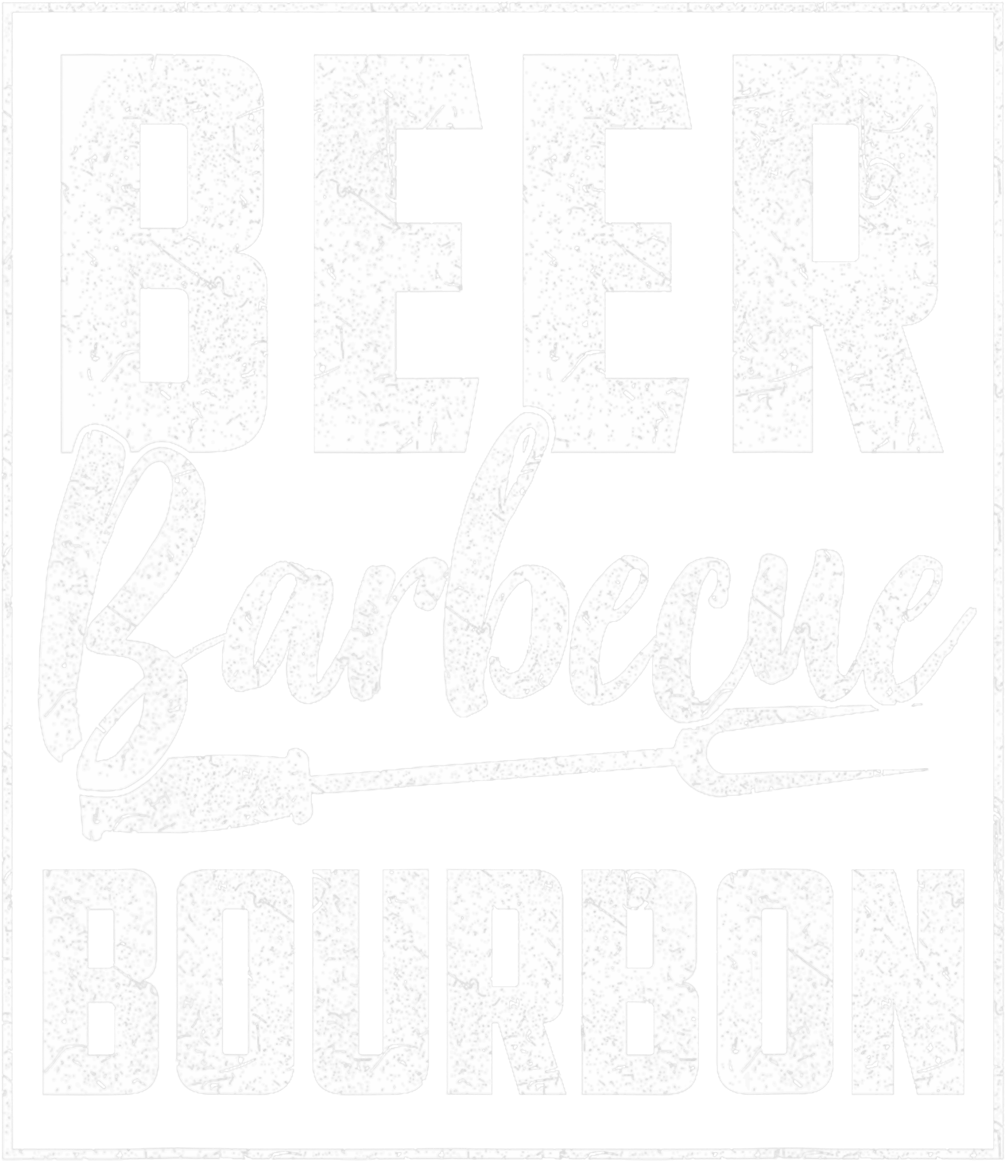 Beer Barbecue Bourbon DTF Transfer