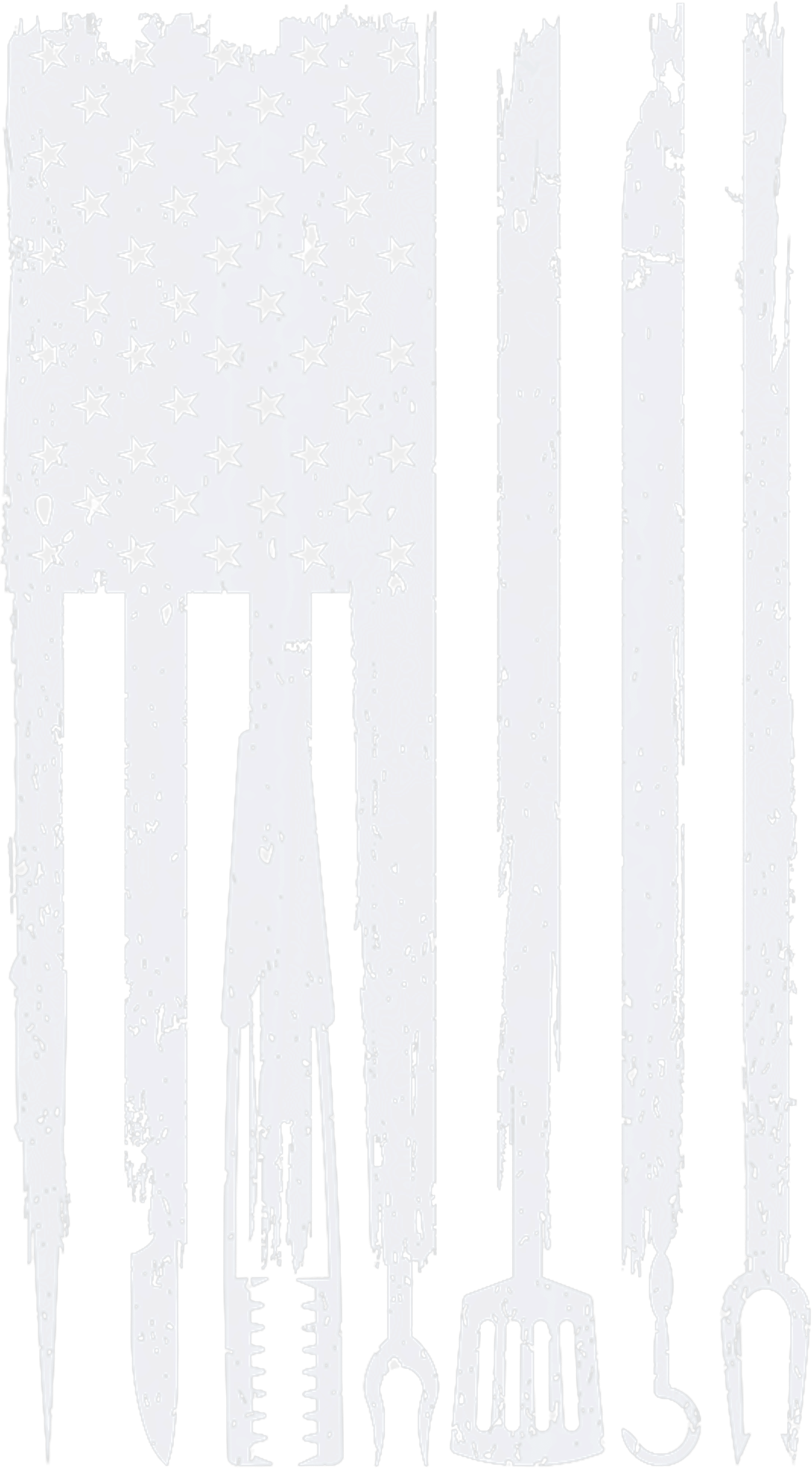 American BBQ Flag DTF Transfer