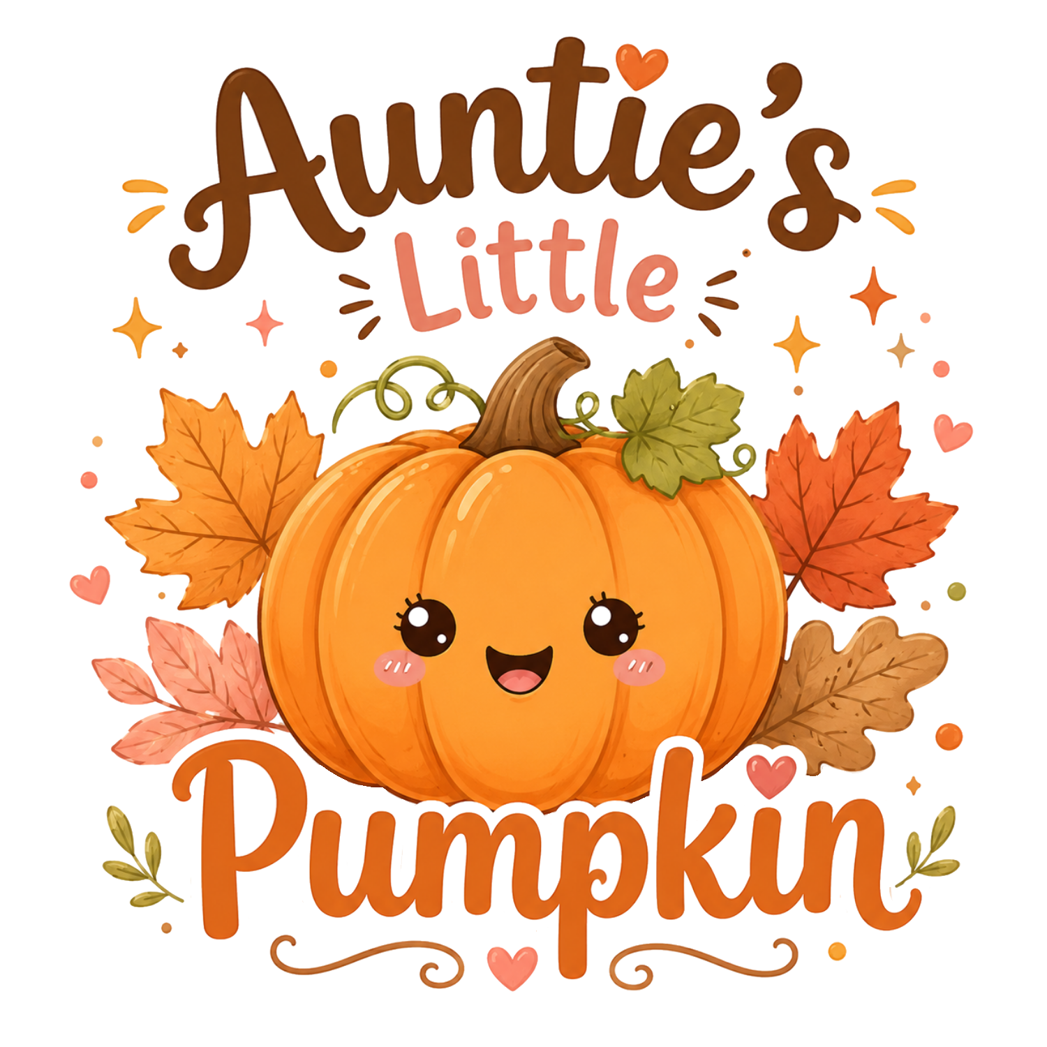 Auntie Little Pumpkin DTF Transfer