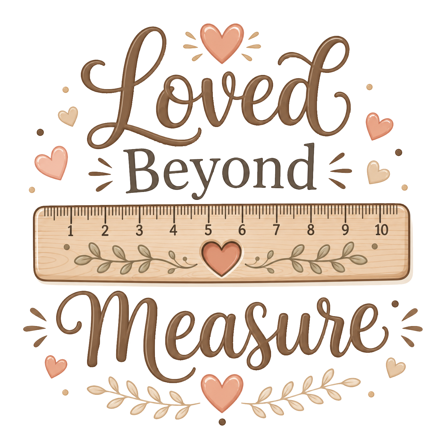 Loved Beyond Measure DTF Transfer