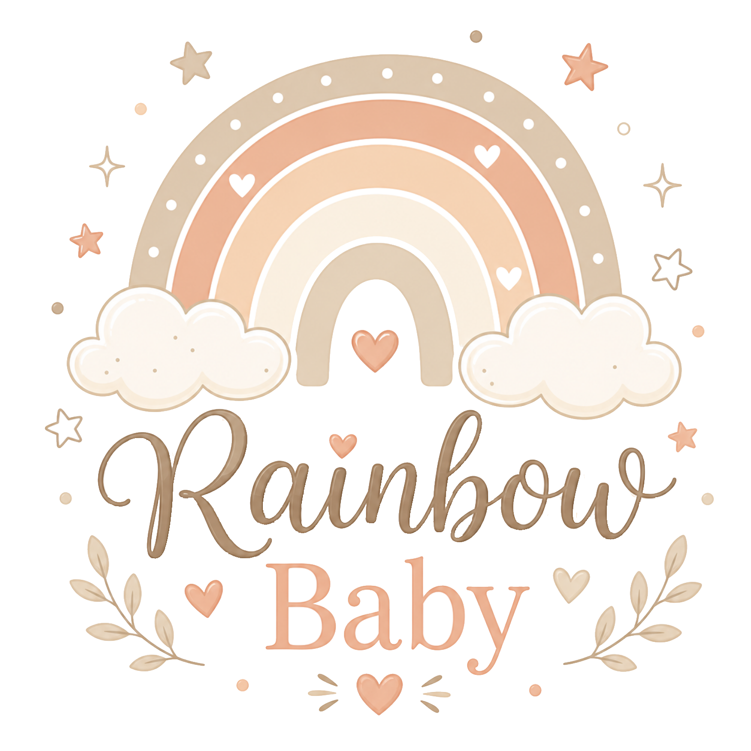 Rainbow Baby Blessing DTF Transfer