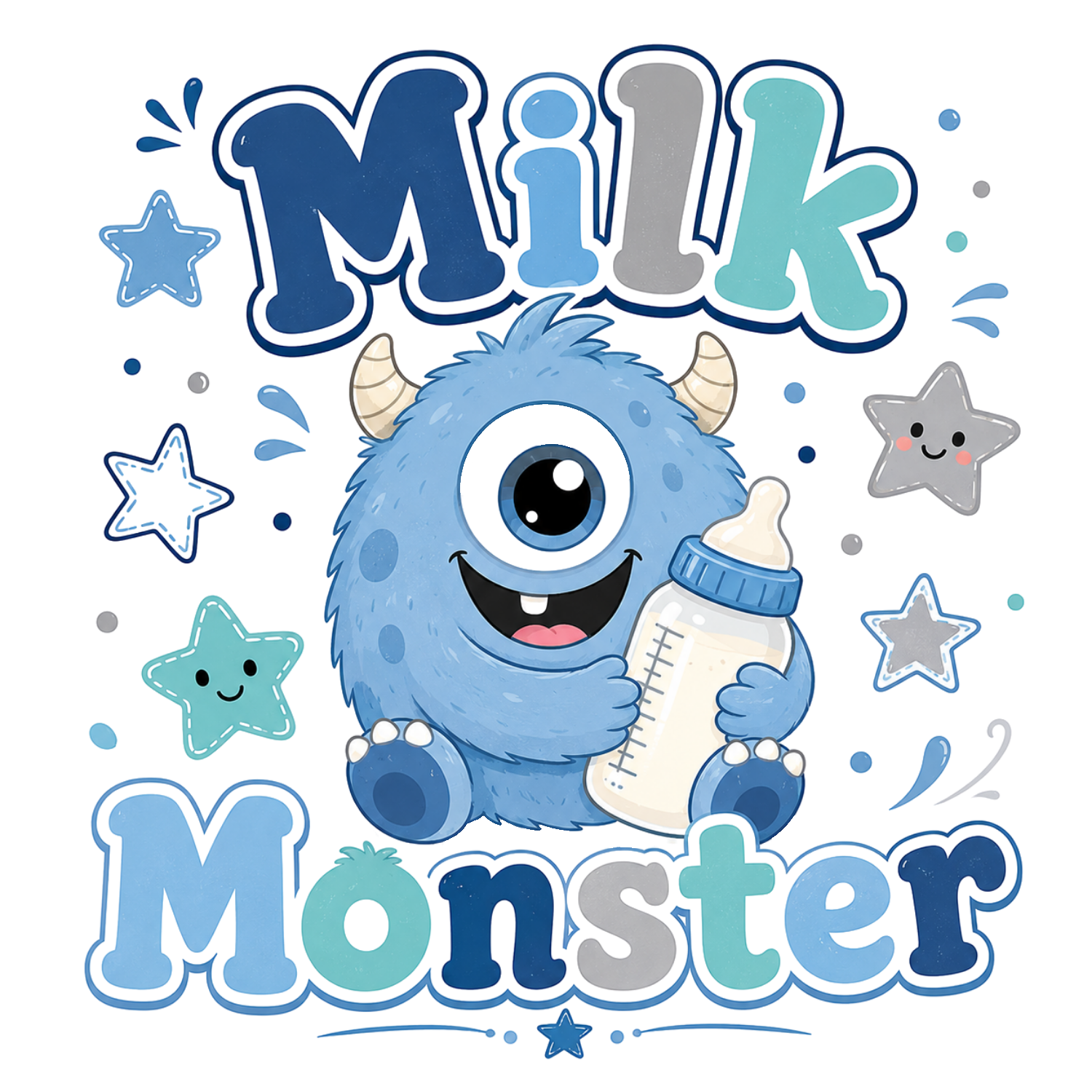 Milk Monster Baby DTF Transfer