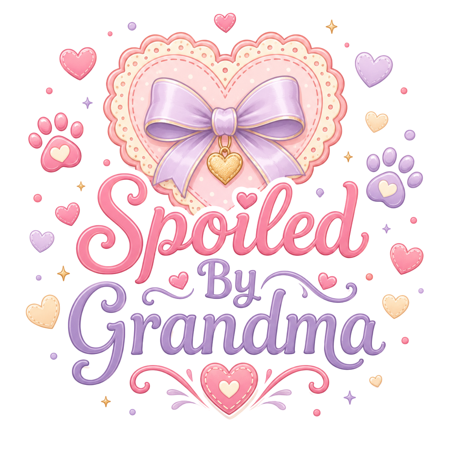 Spoiled By Grandma DTF Transfer