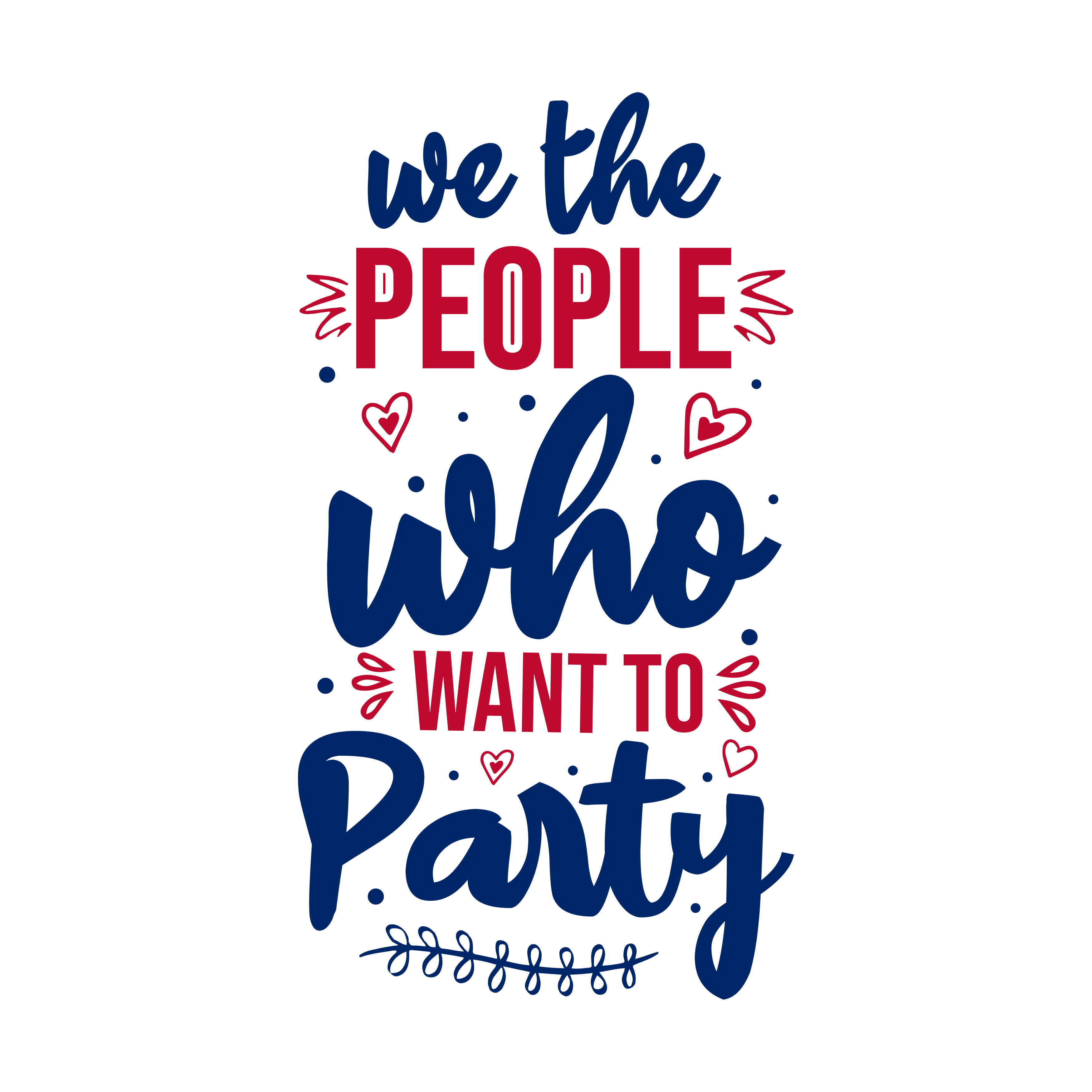 Party People Celebration DTF Transfer