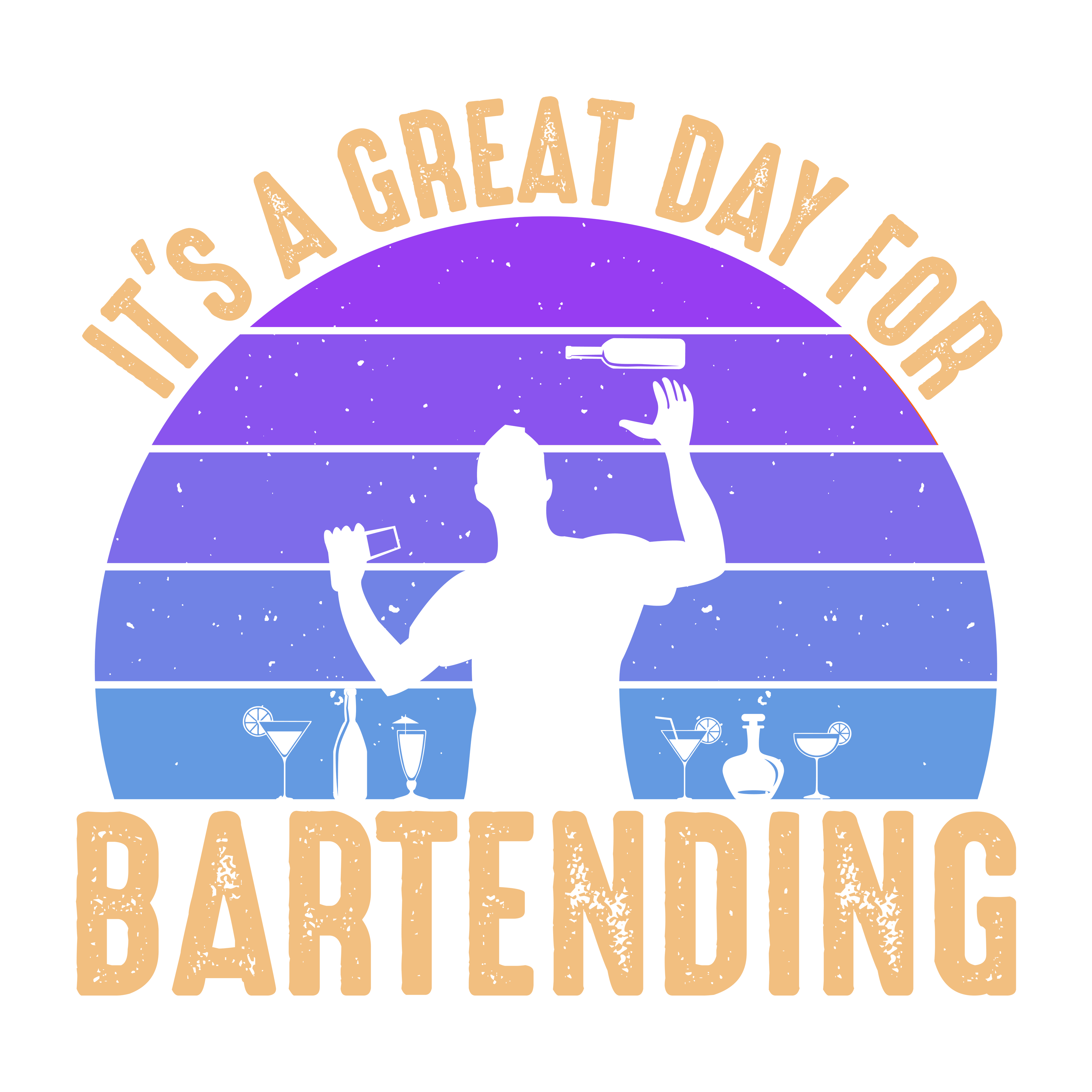 Bartending Celebration DTF Transfer