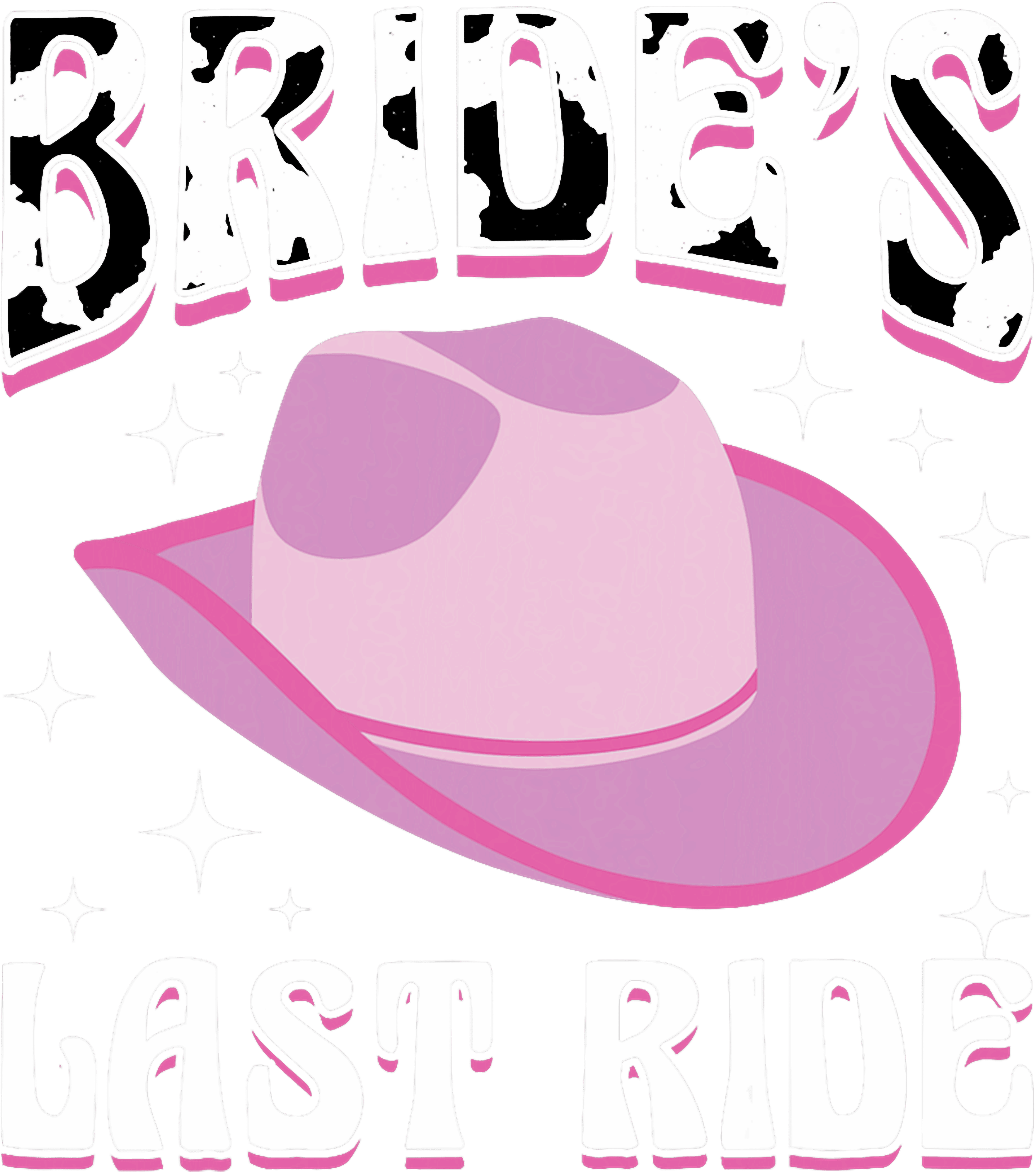 Brides Last Ride DTF Transfer