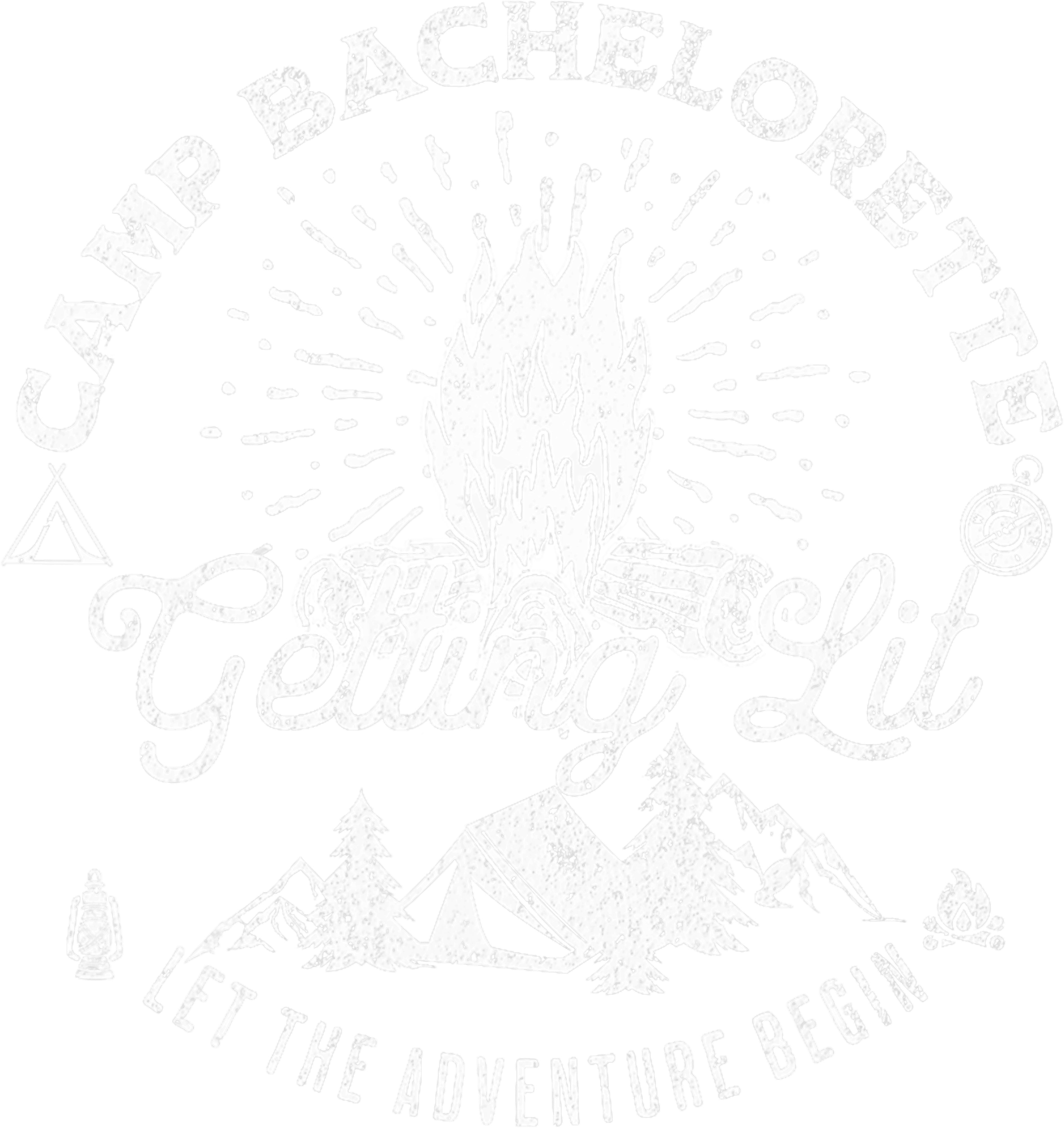 Camp Bachelorette Getting Lit DTF Transfer