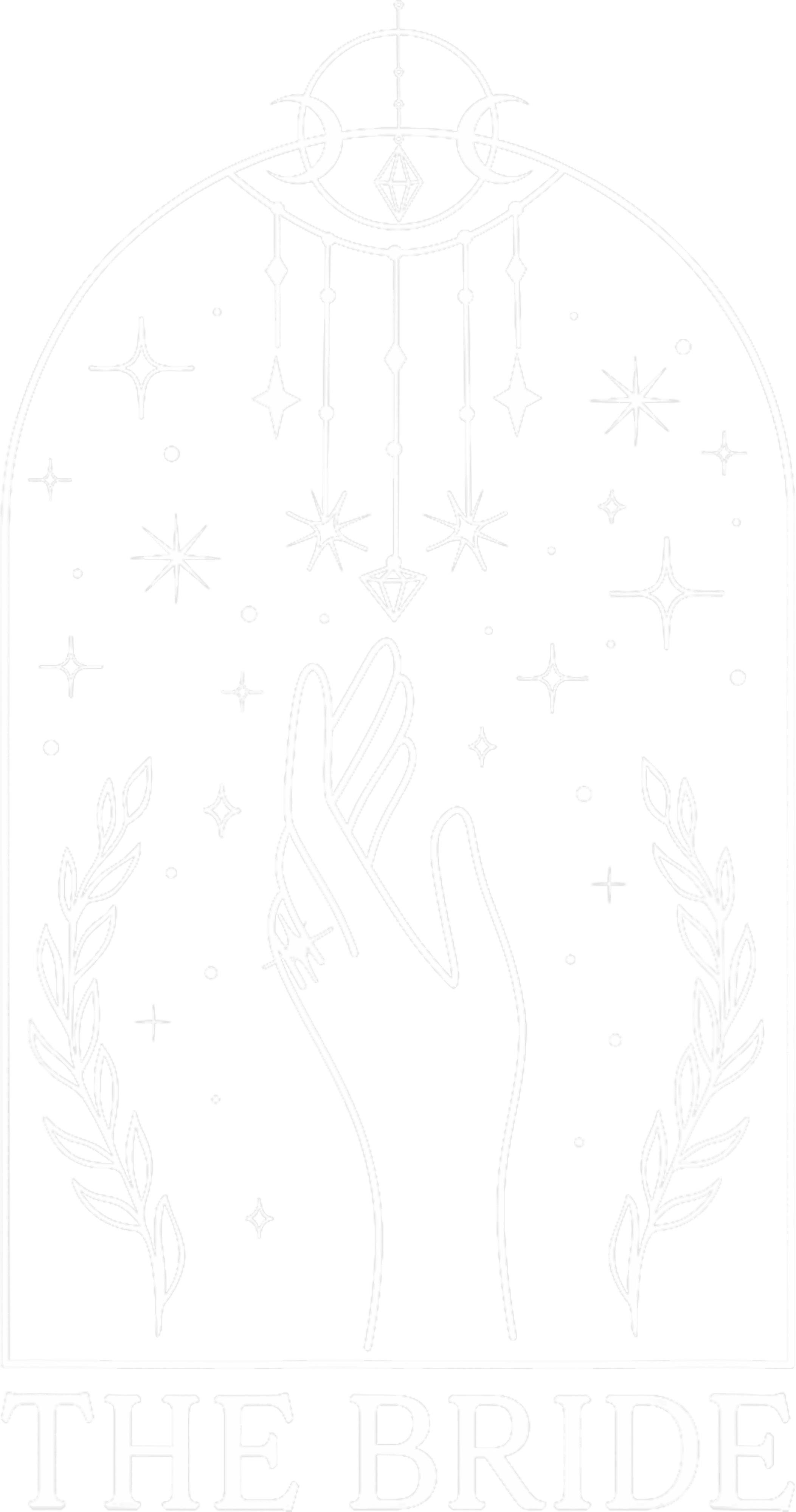 The Bride Celestial Hand DTF Transfer