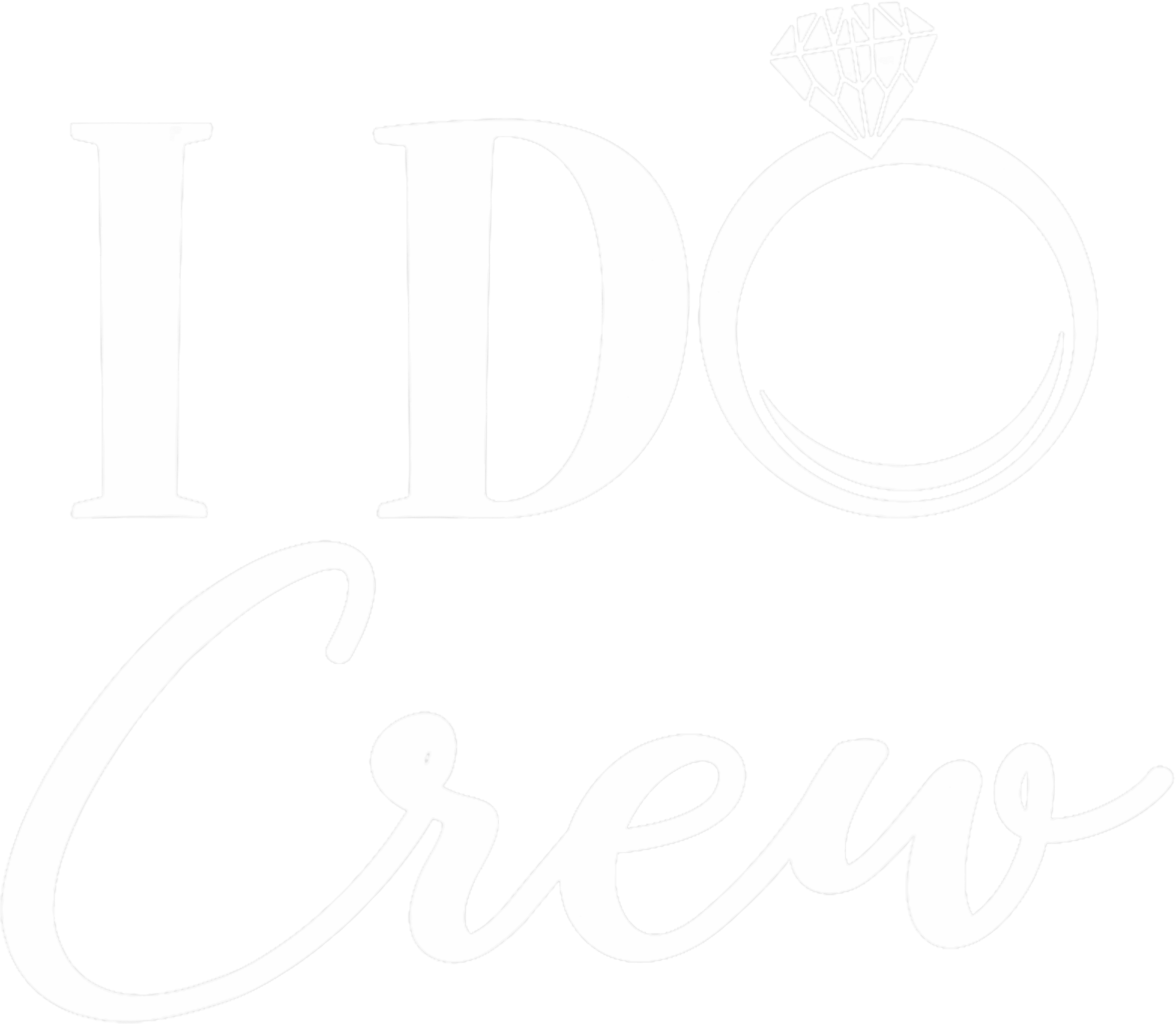 I Do Crew Elegant Bridal DTF Transfer