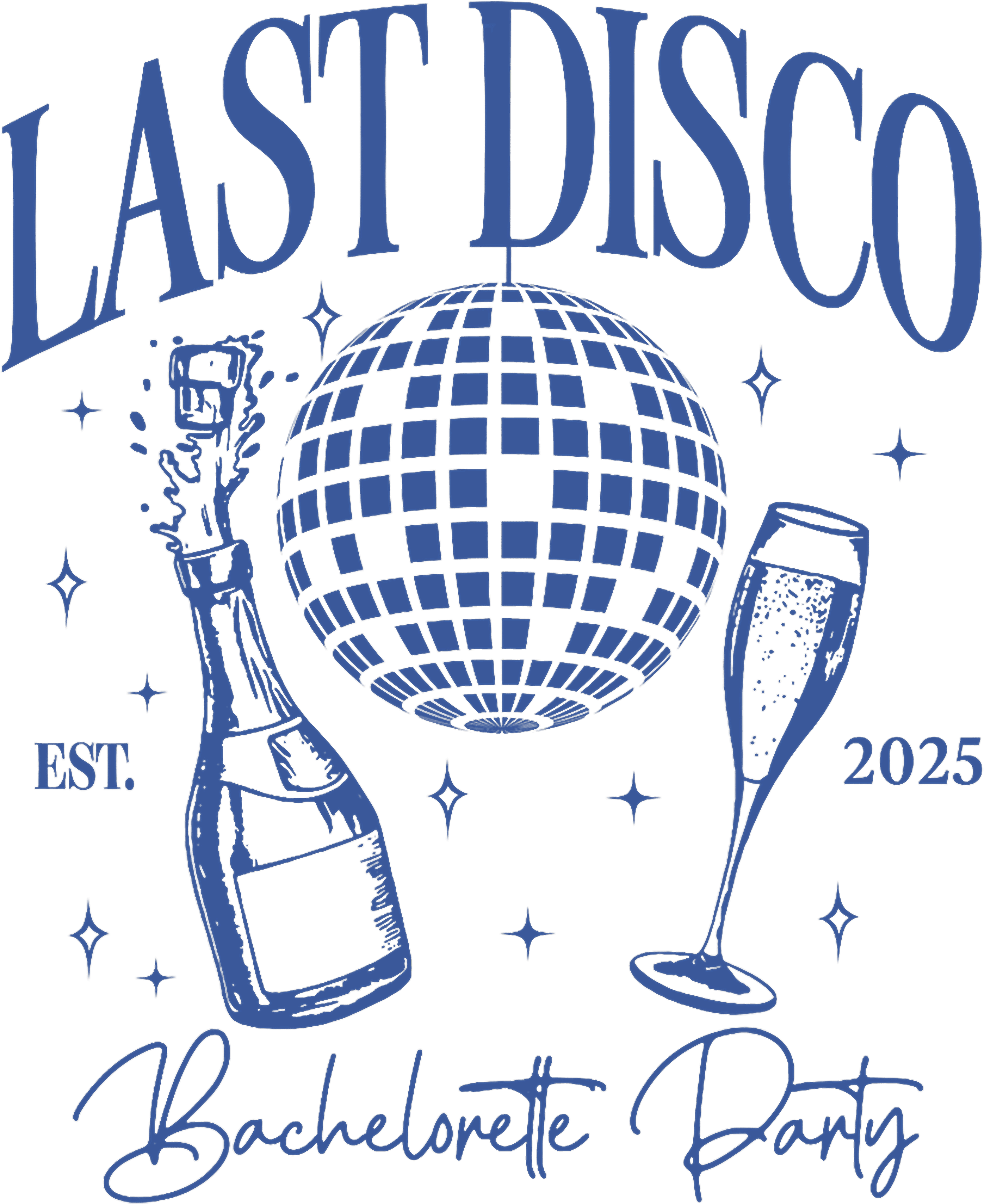 Last Disco Bachelorette Bash DTF Transfer