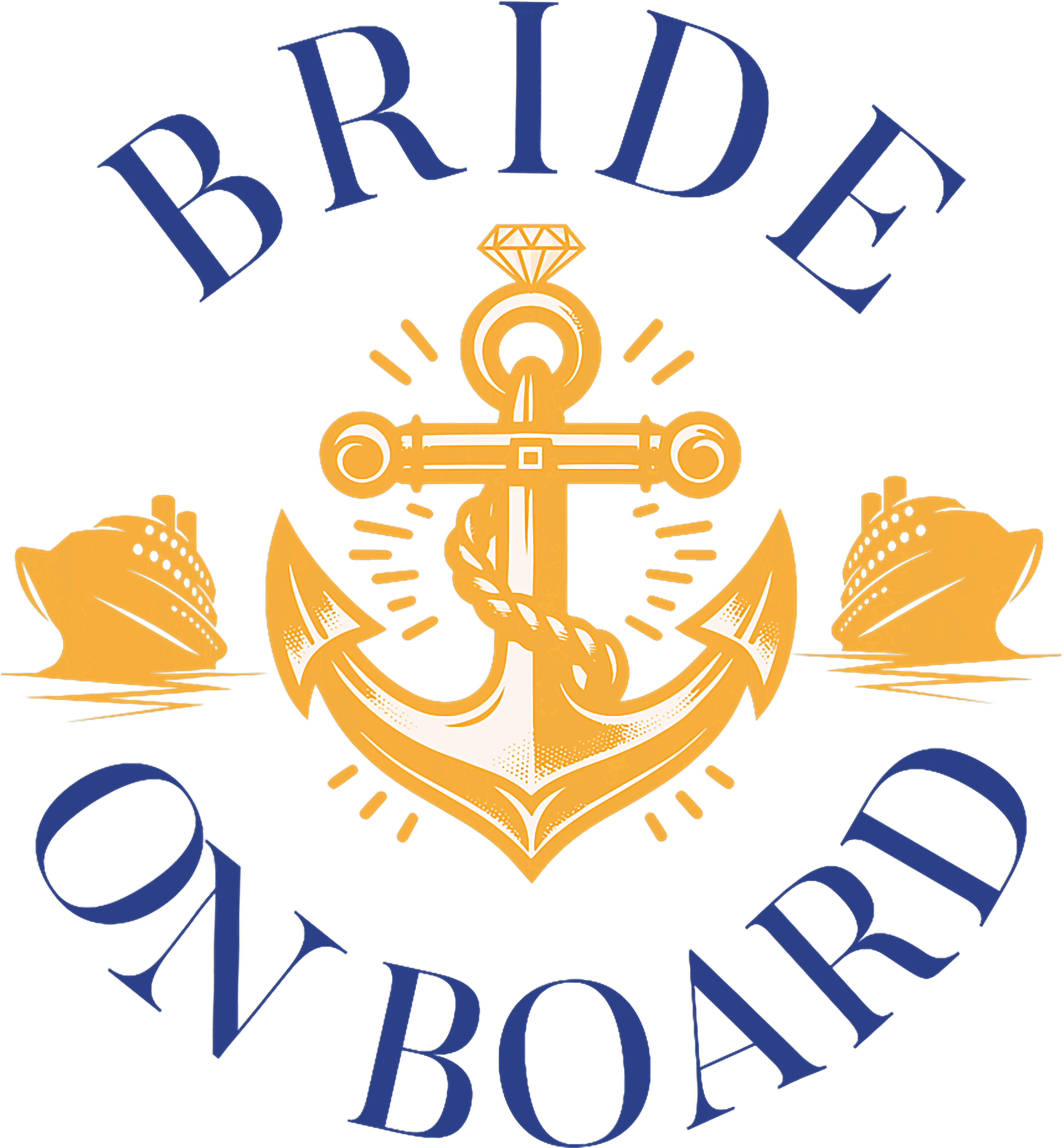 Bride On Board Nautical Anchor DTF Transfer
