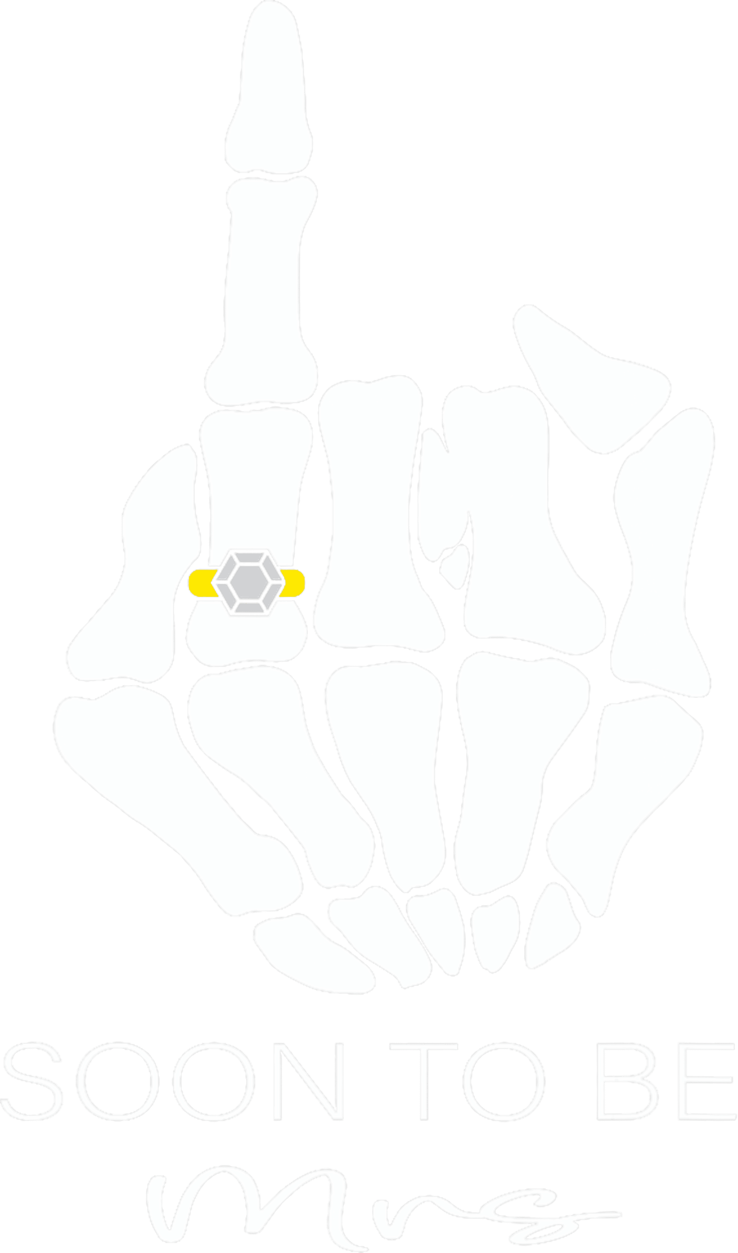 Soon To Be Mrs Skeleton Hand DTF Transfer