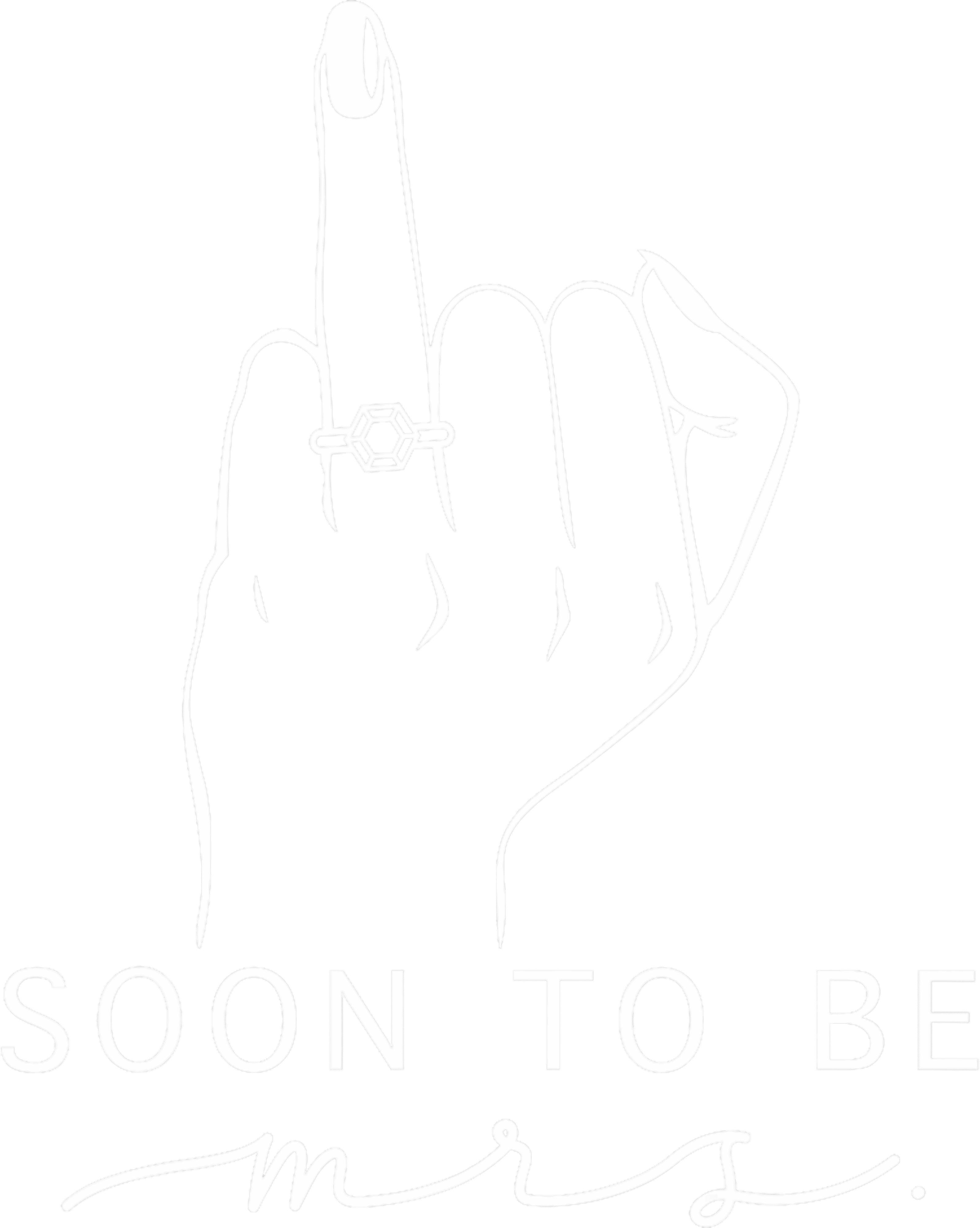 Soon To Be Mrs Minimalist Hand DTF Transfer