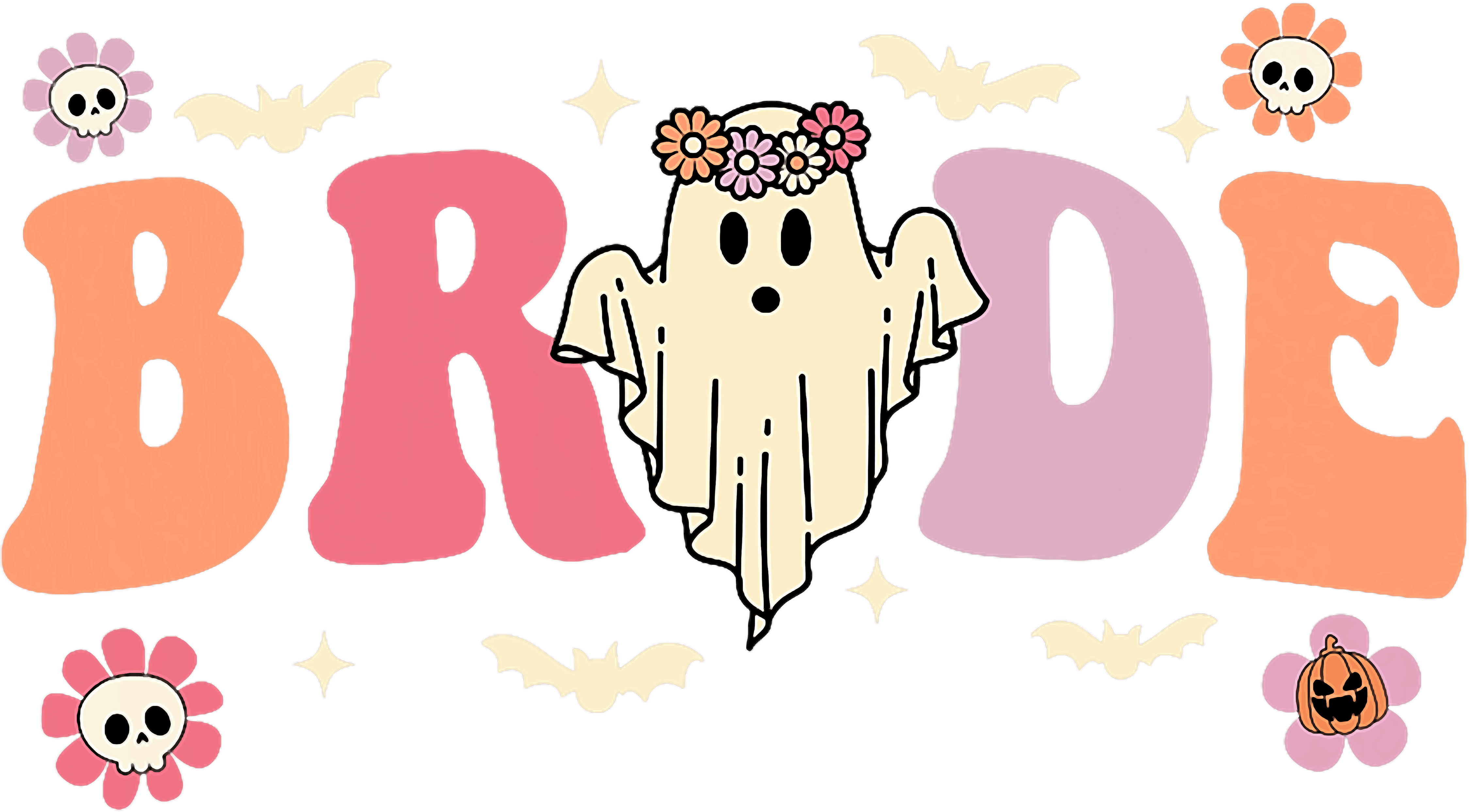 Bride Cute Ghost Bride DTF Transfer