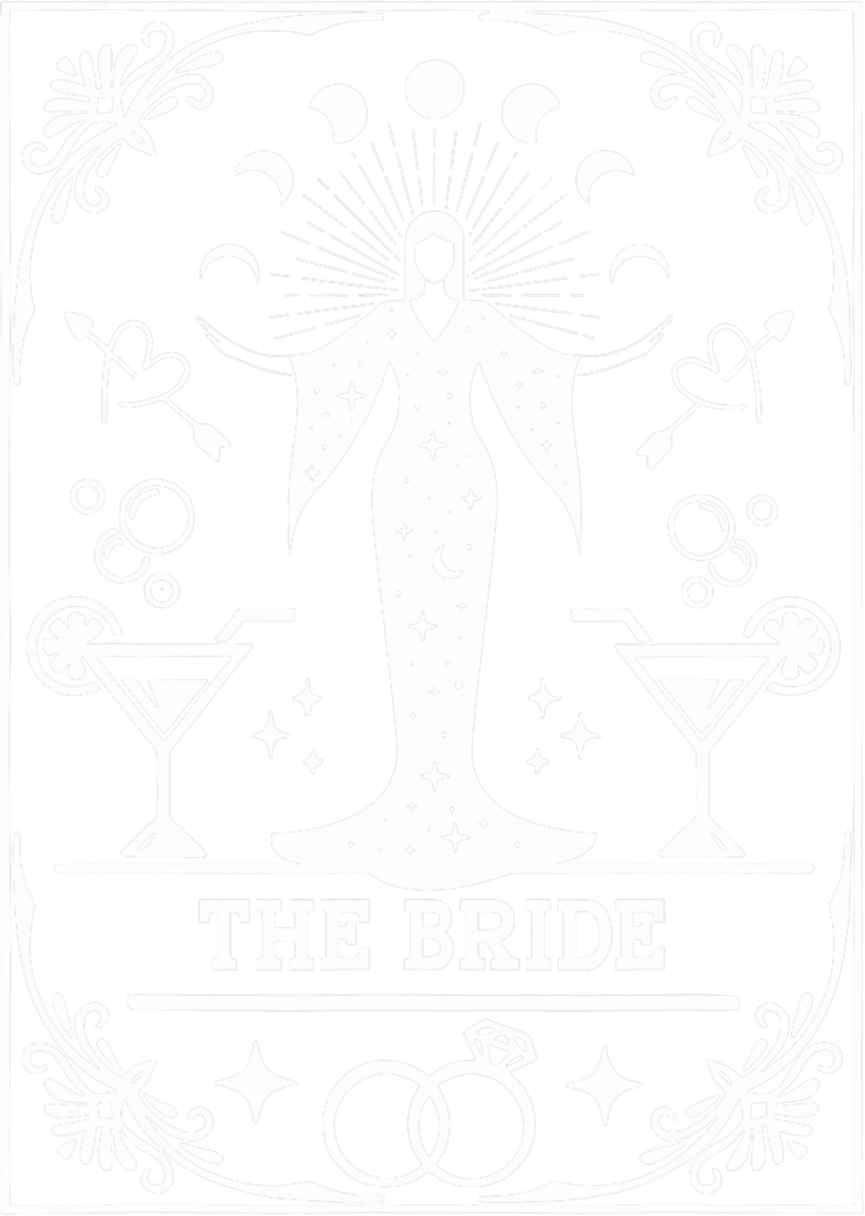 The Bride Mystical Bride Figure DTF Transfer