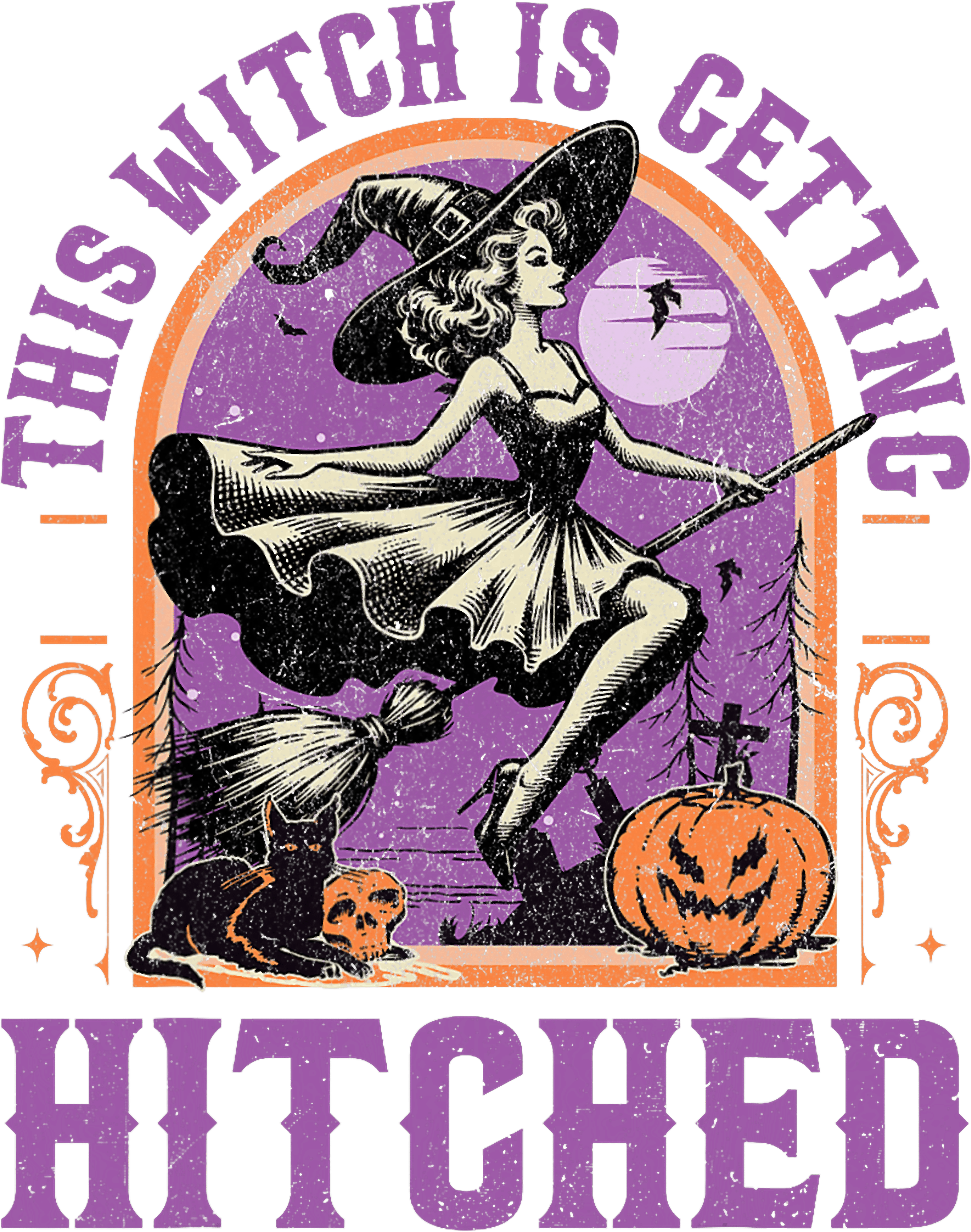 This Witch Is Getting Hitched DTF Transfer