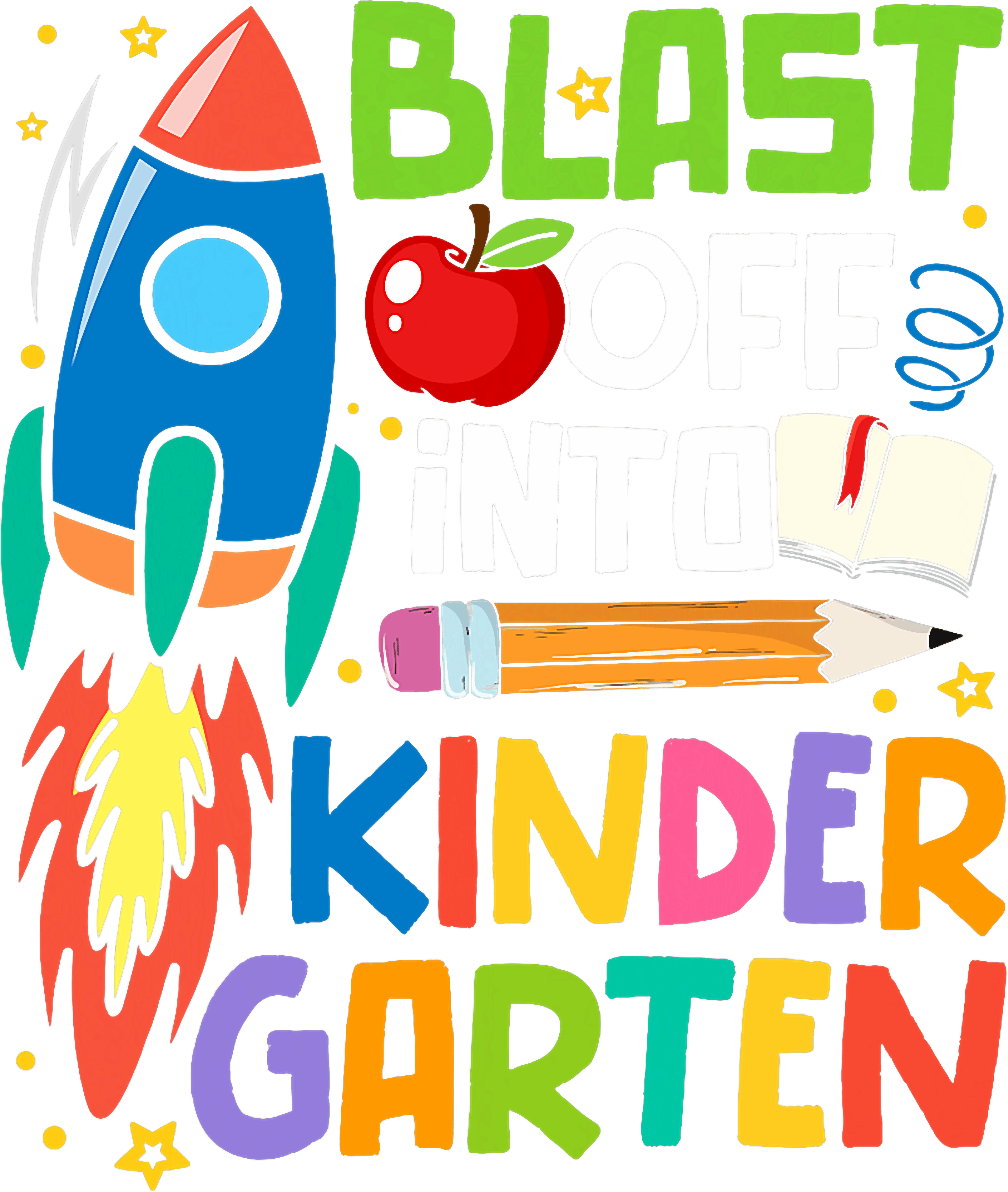 Preschool Space Explorer DTF Transfer