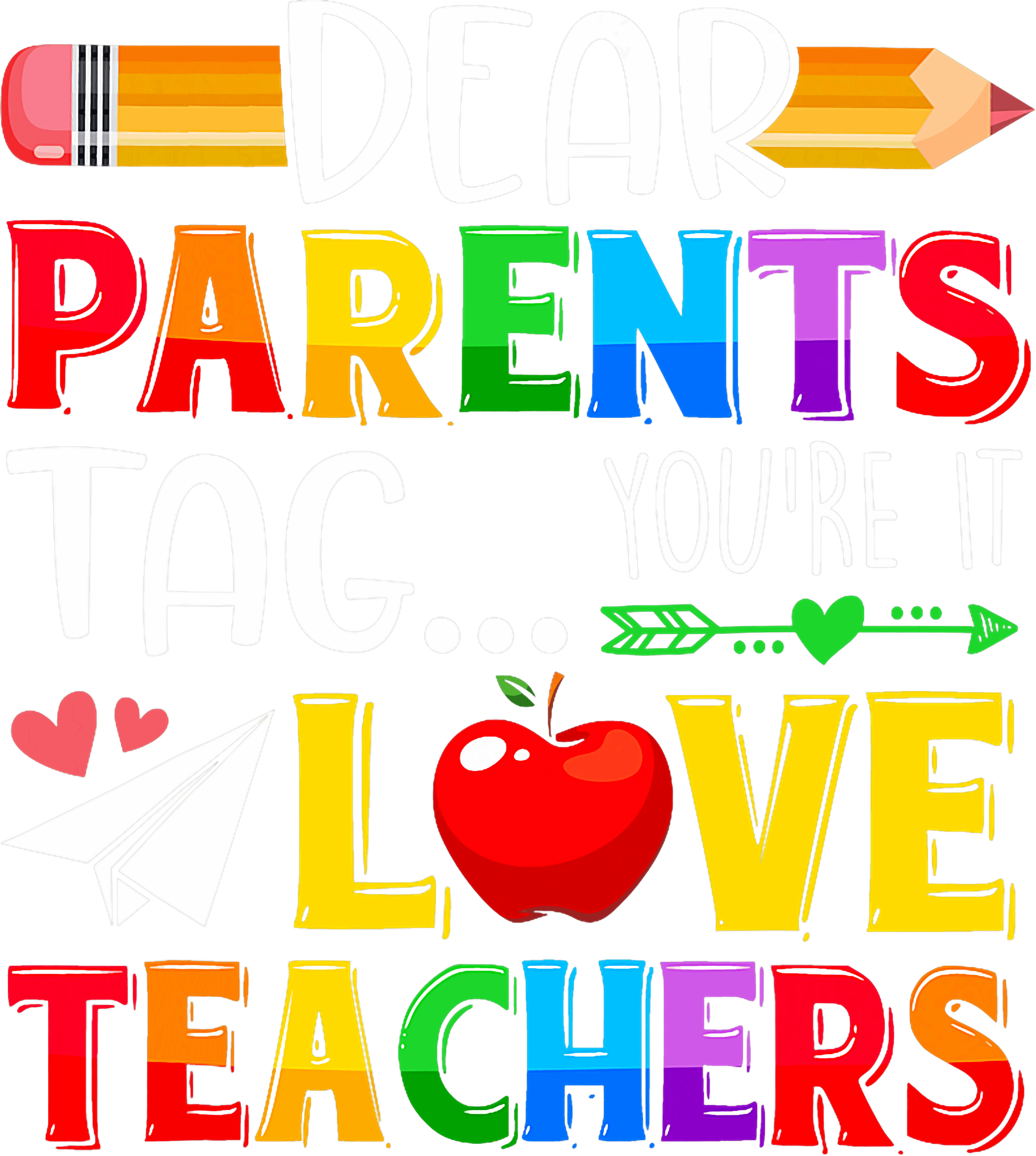 Teacher Letter To Parents DTF Transfer