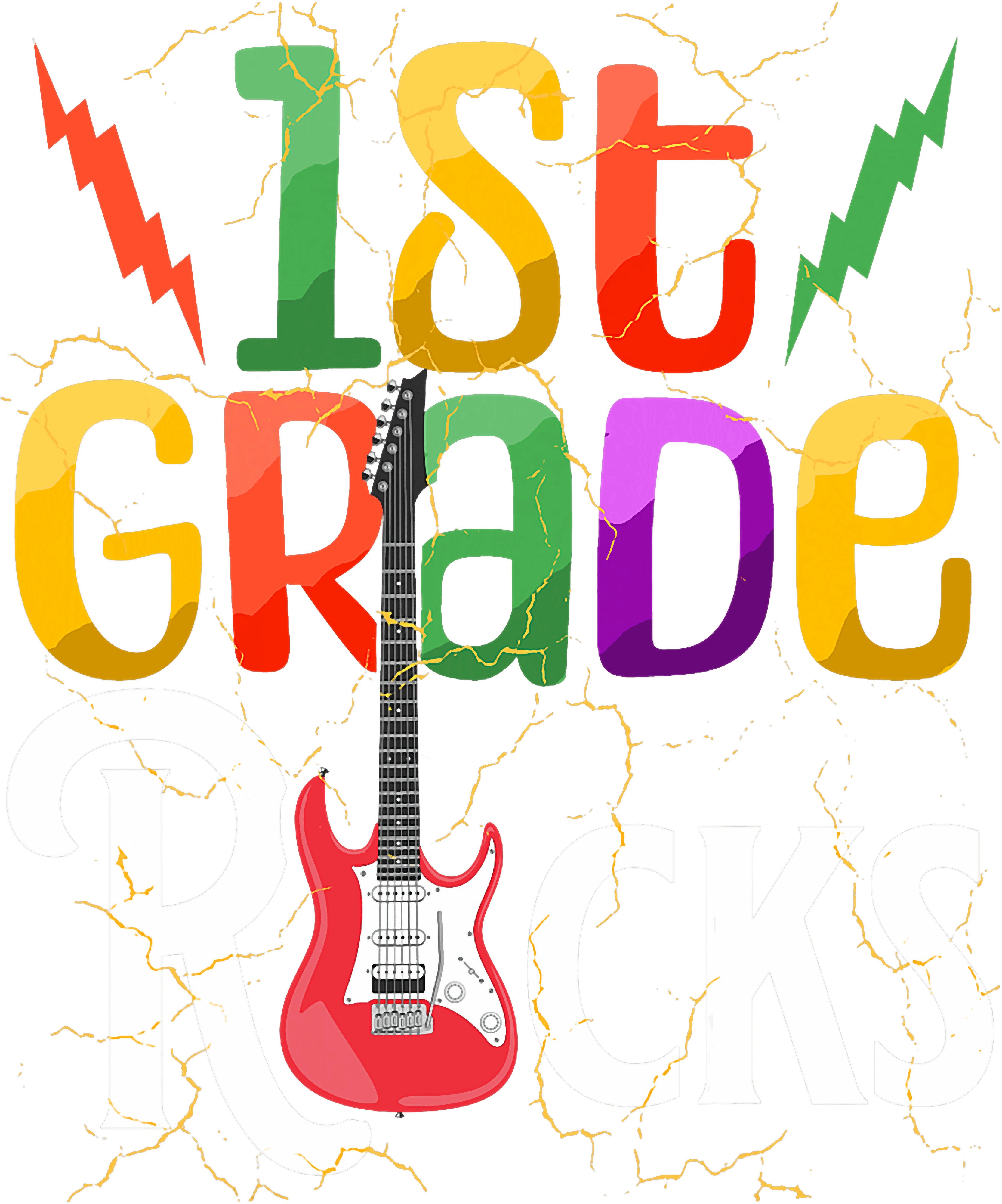 First Grade Music Theme DTF Transfer