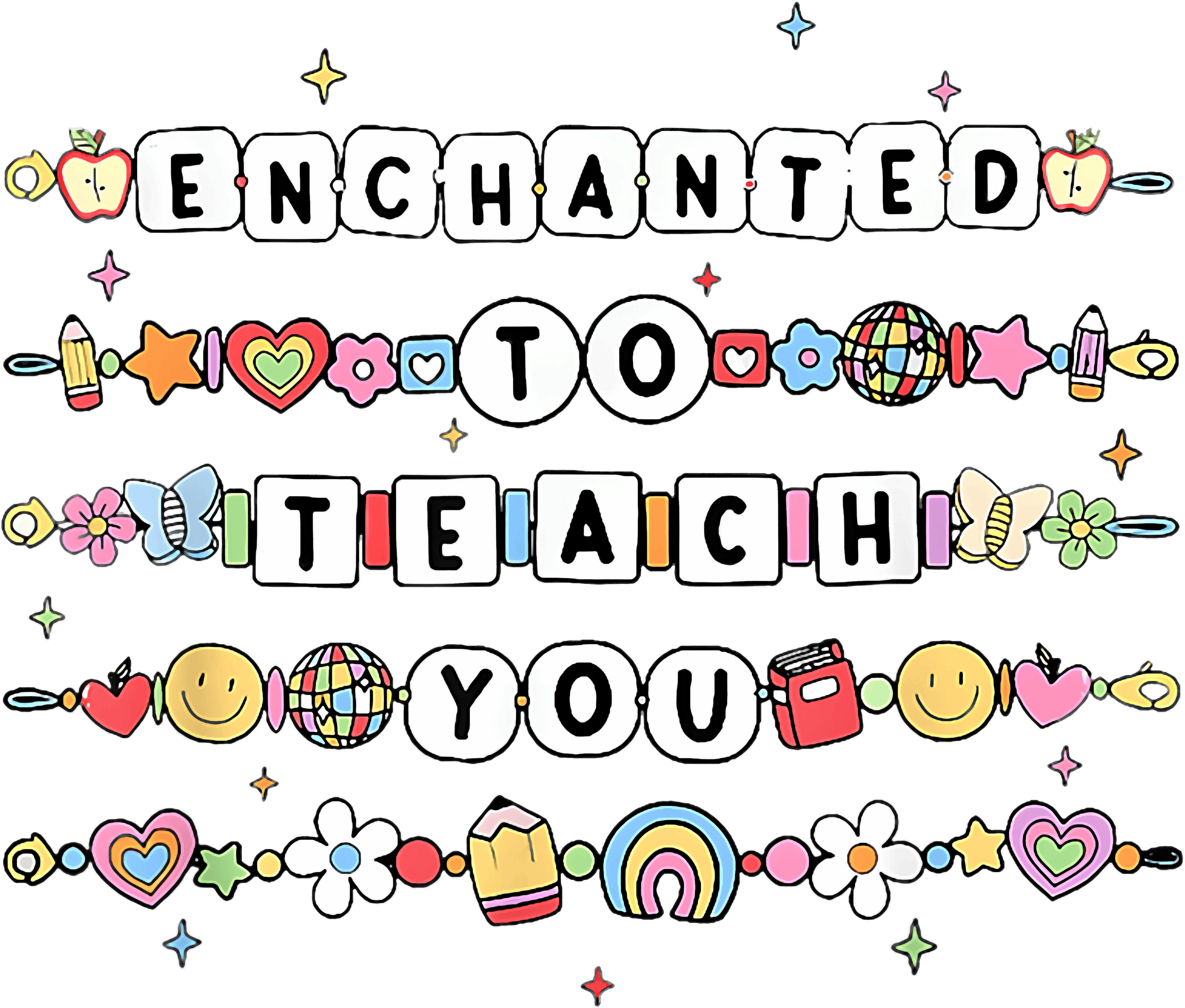 Teacher Appreciation DTF Transfer