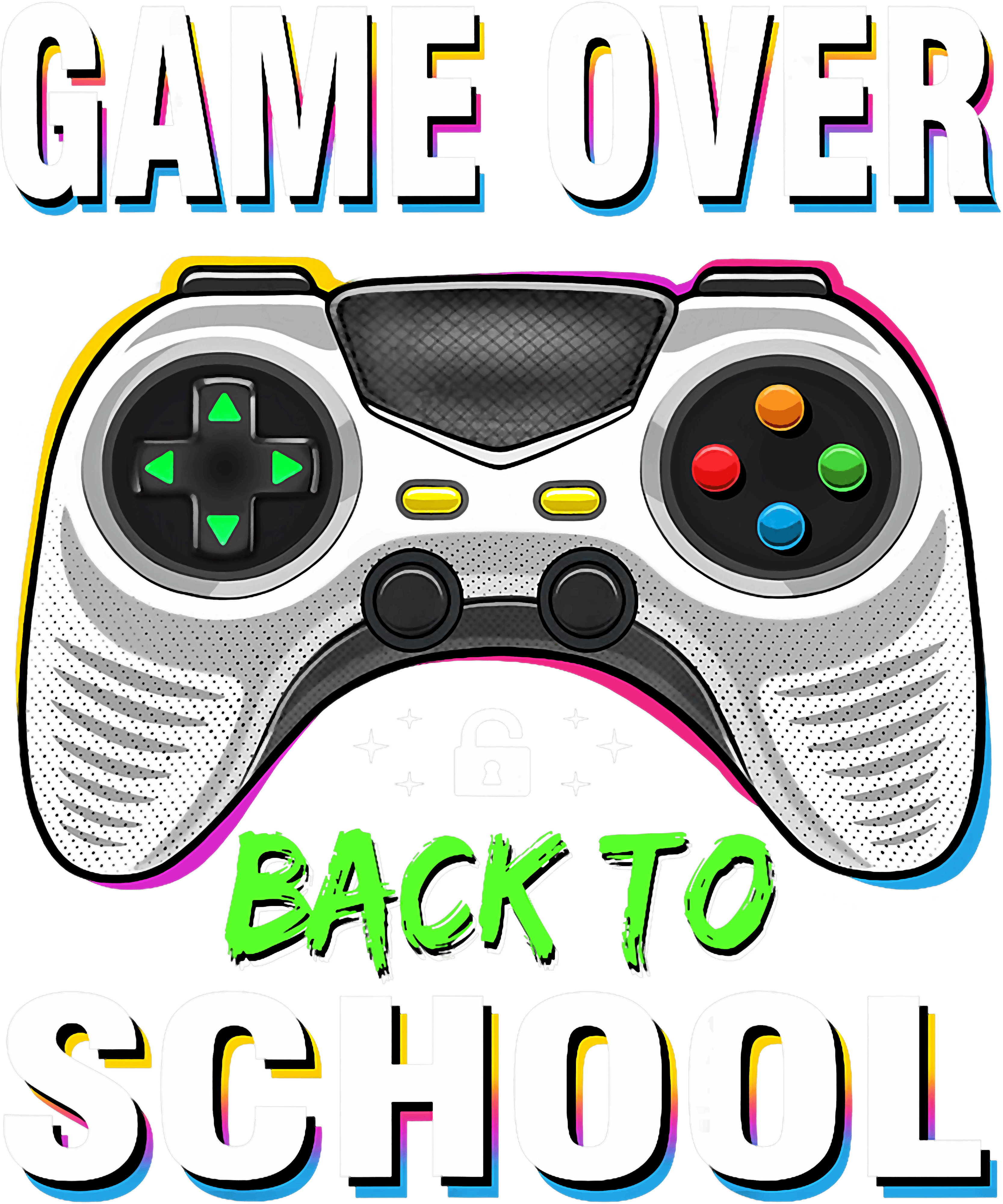 Its Over Back To School DTF Transfer