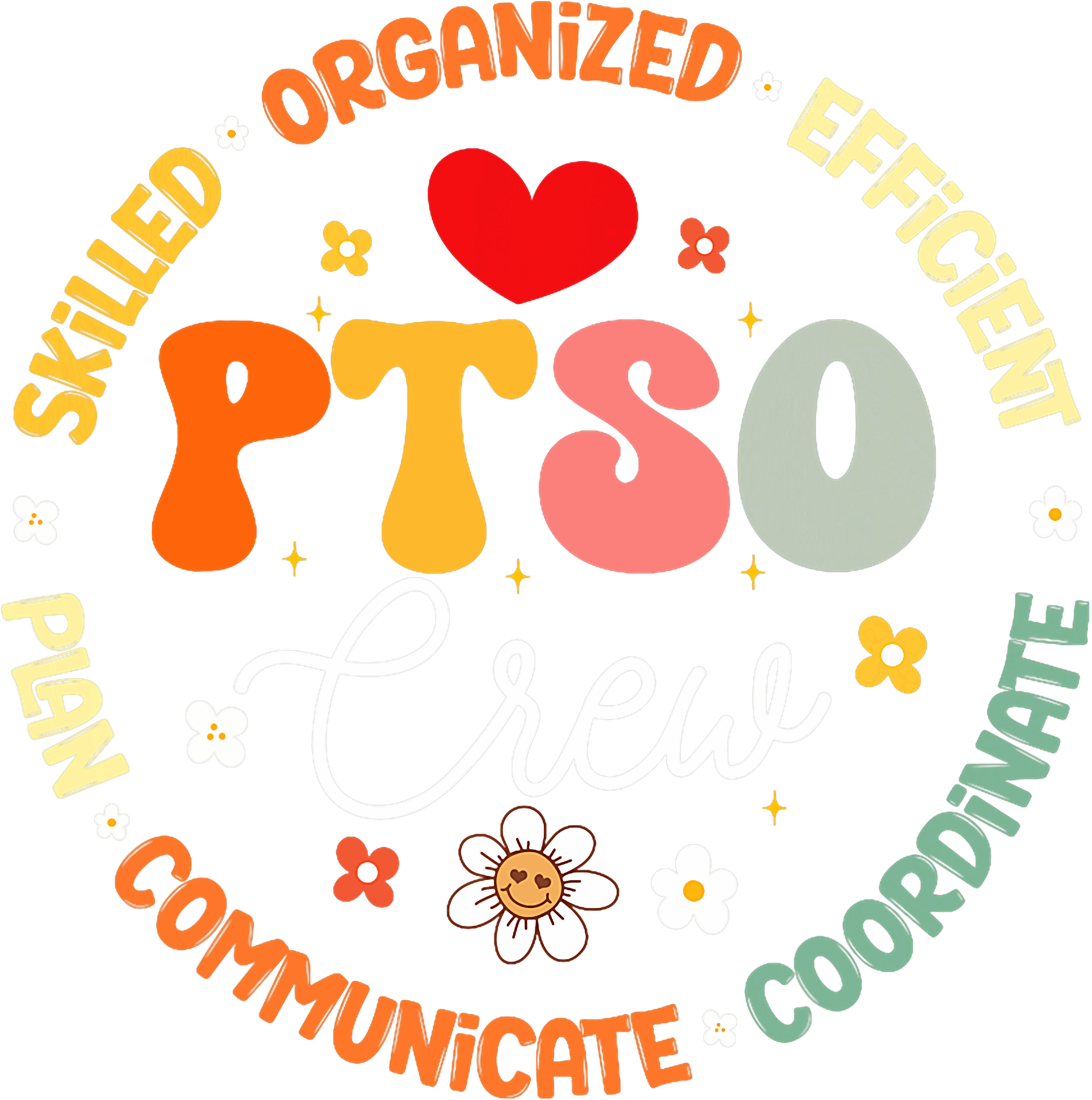 PTSO Crew School Volunteer DTF Transfer