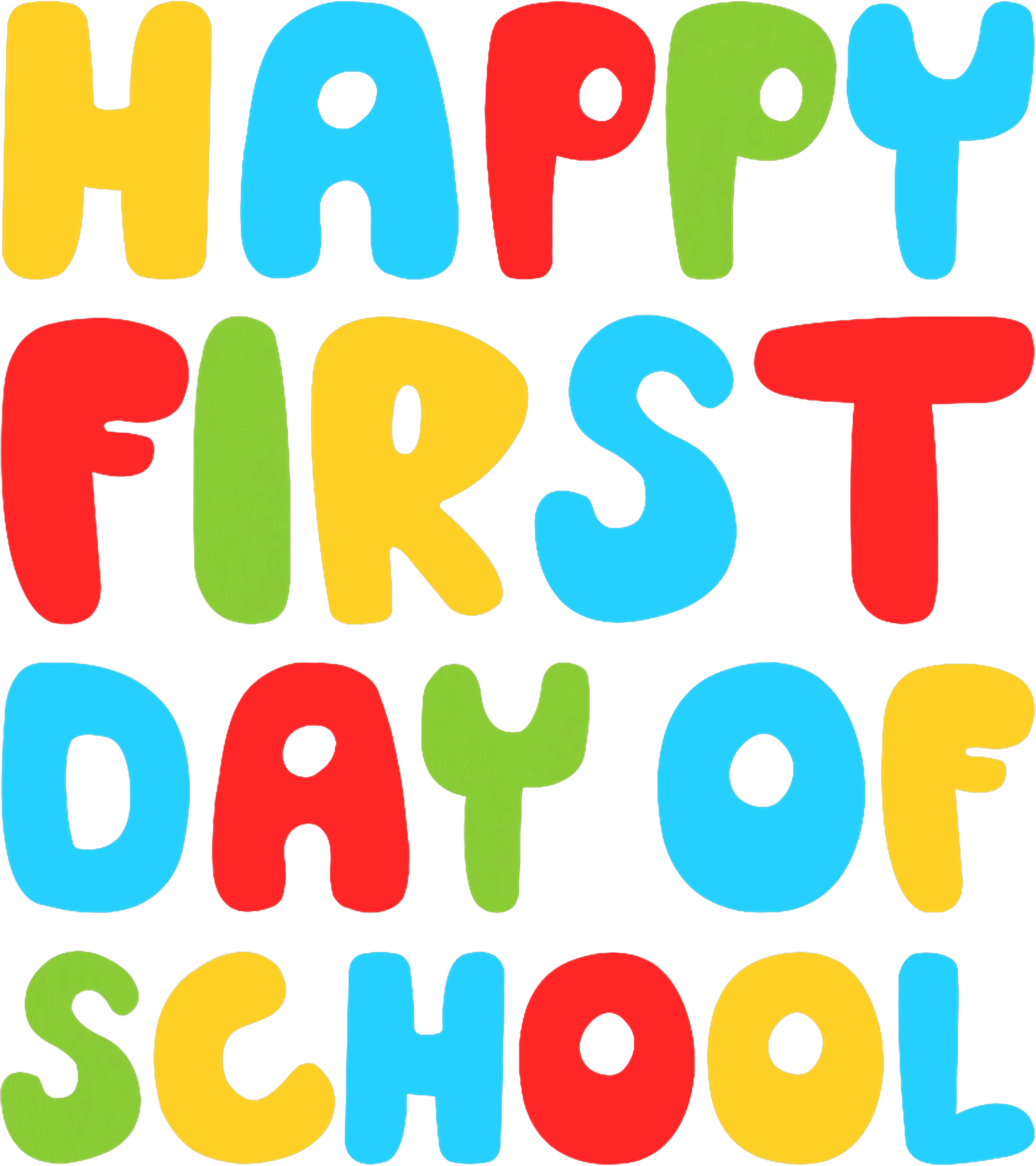 Happy First Day Of School Retro DTF Transfer
