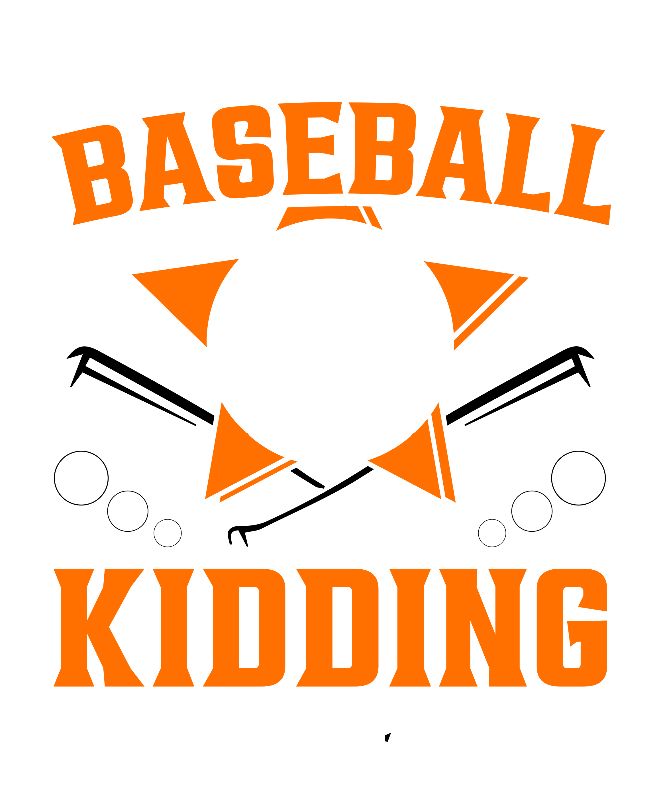A Day Without Baseball Humor DTF Transfer