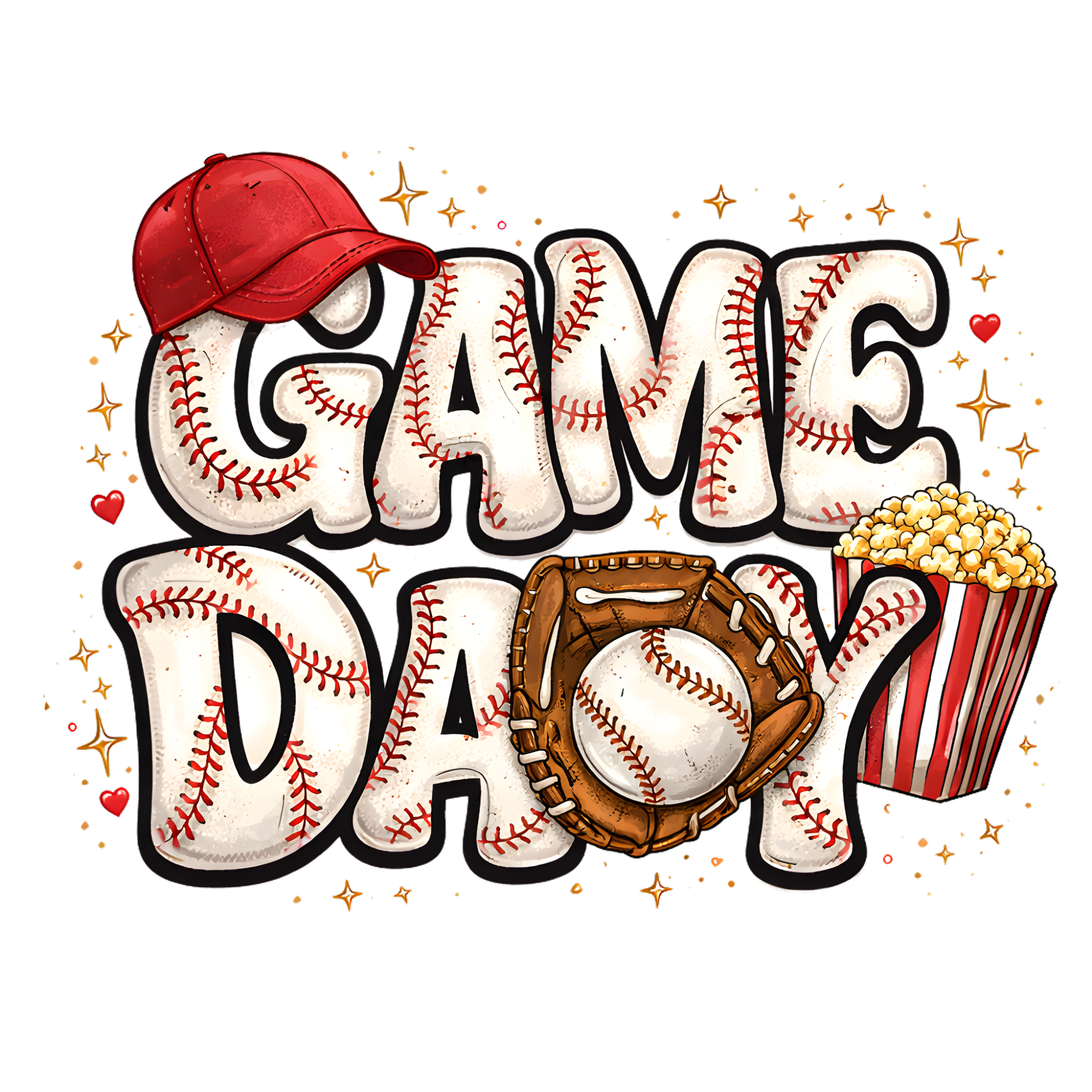 Baseball Game Day DTF Transfer