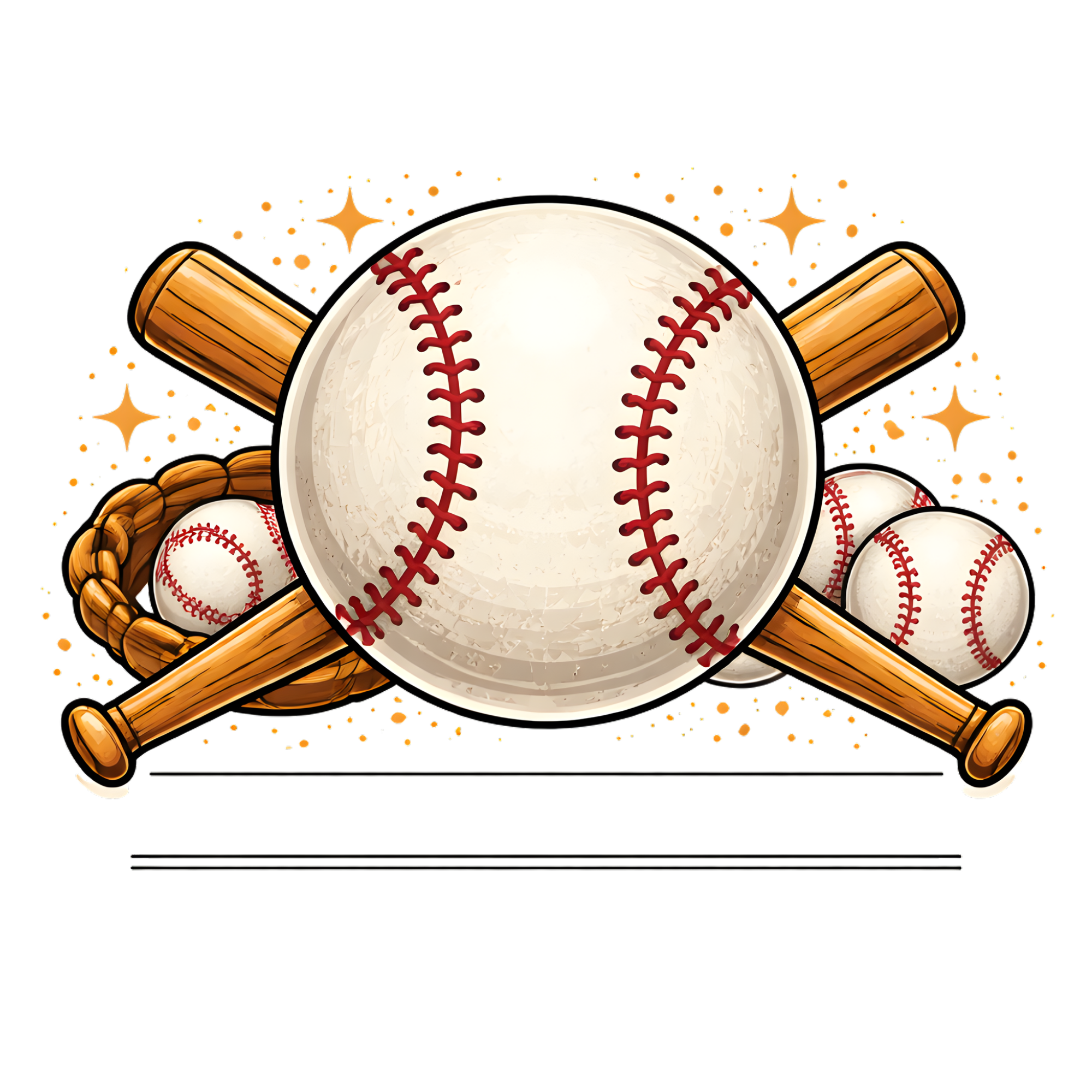 Baseball Name Frame DTF Transfer