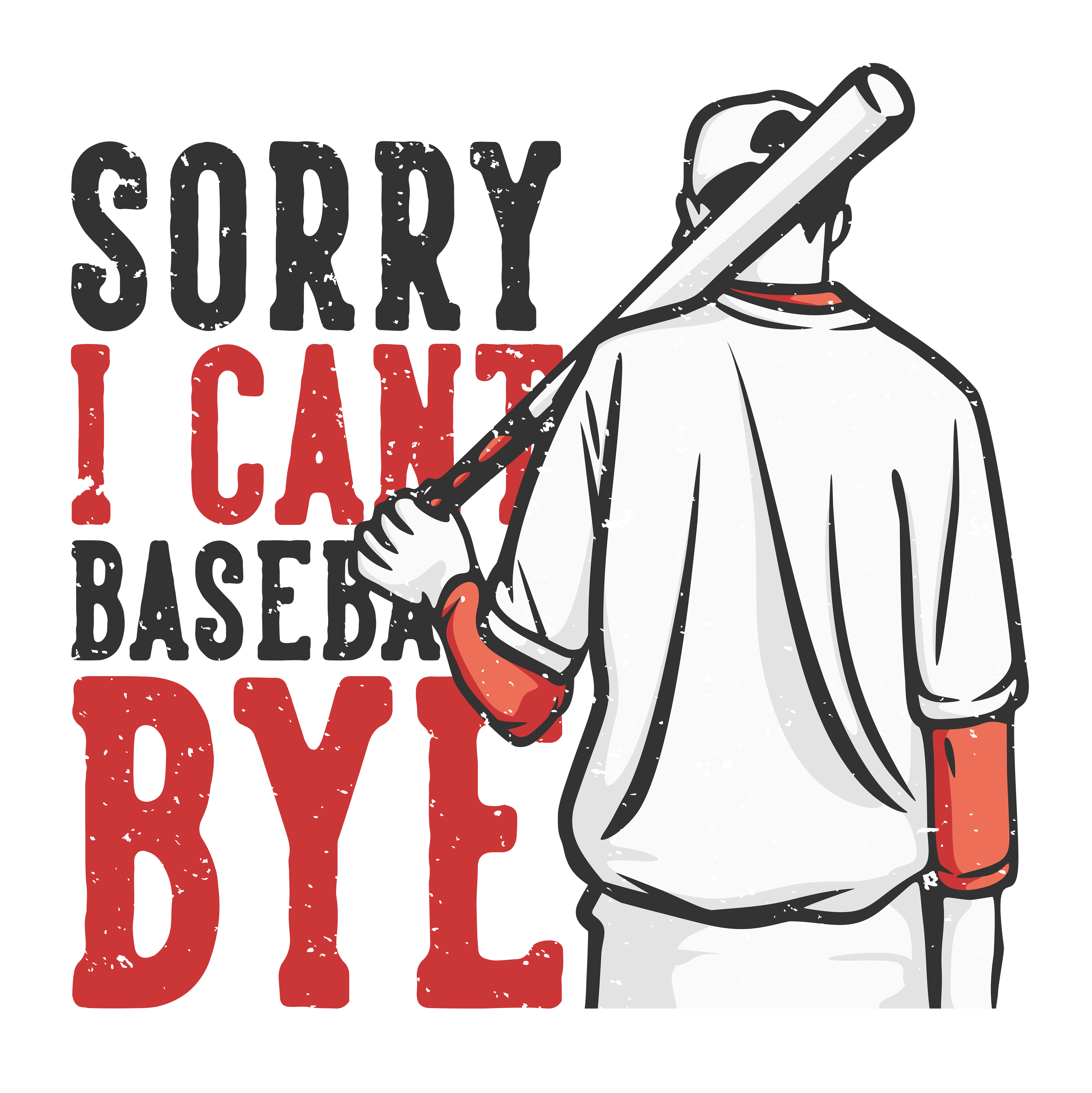 Baseball Fan Attitude DTF Transfer