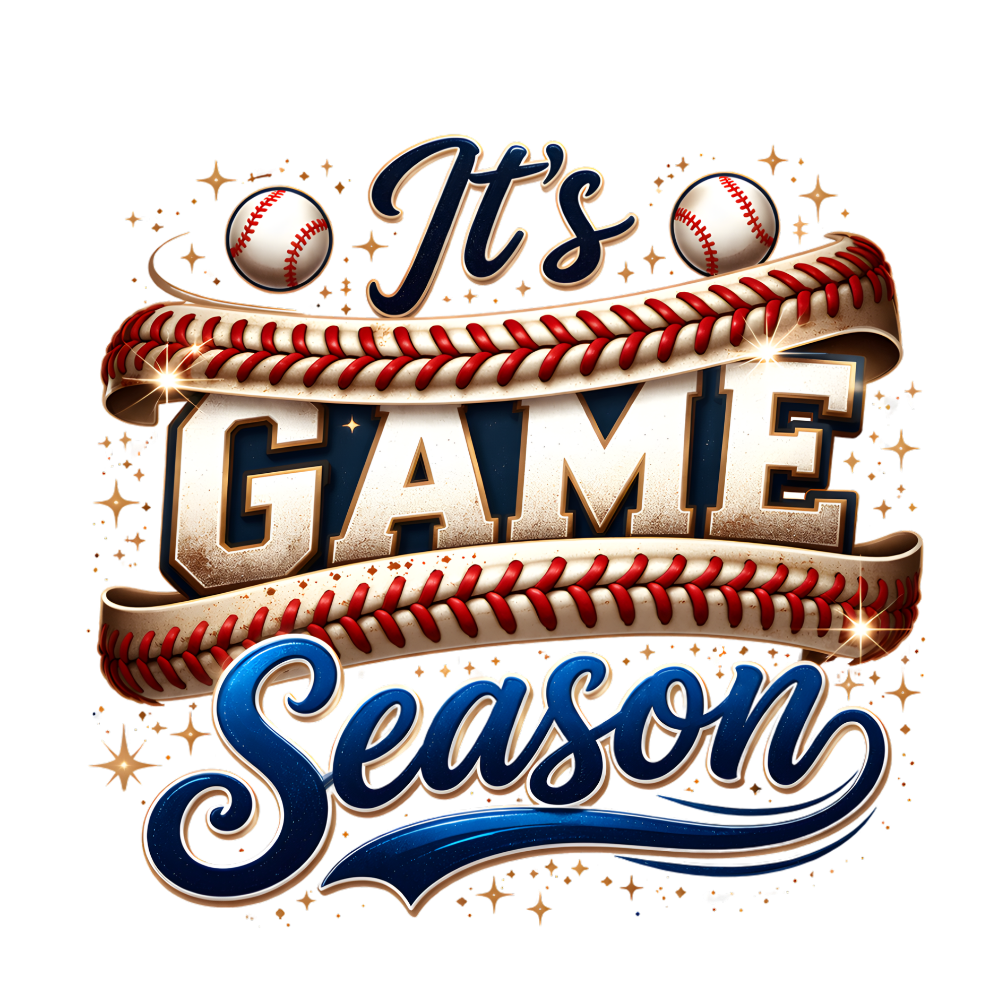 Baseball Game Season DTF Transfer