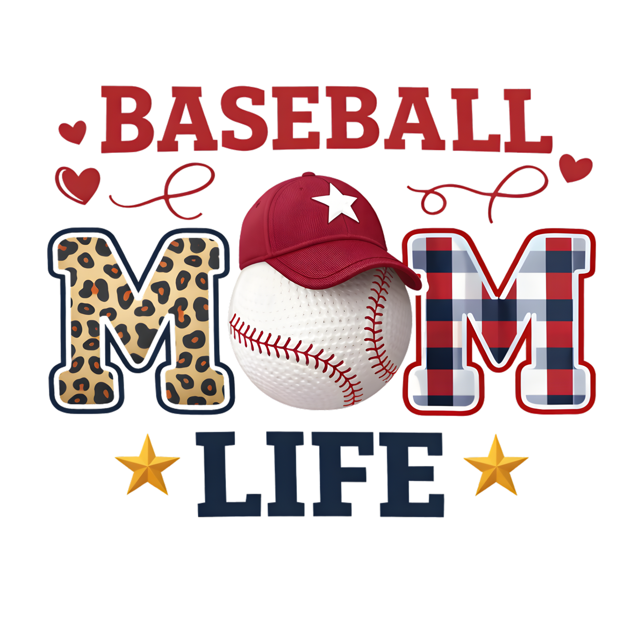 Baseball Mom Life DTF Transfer