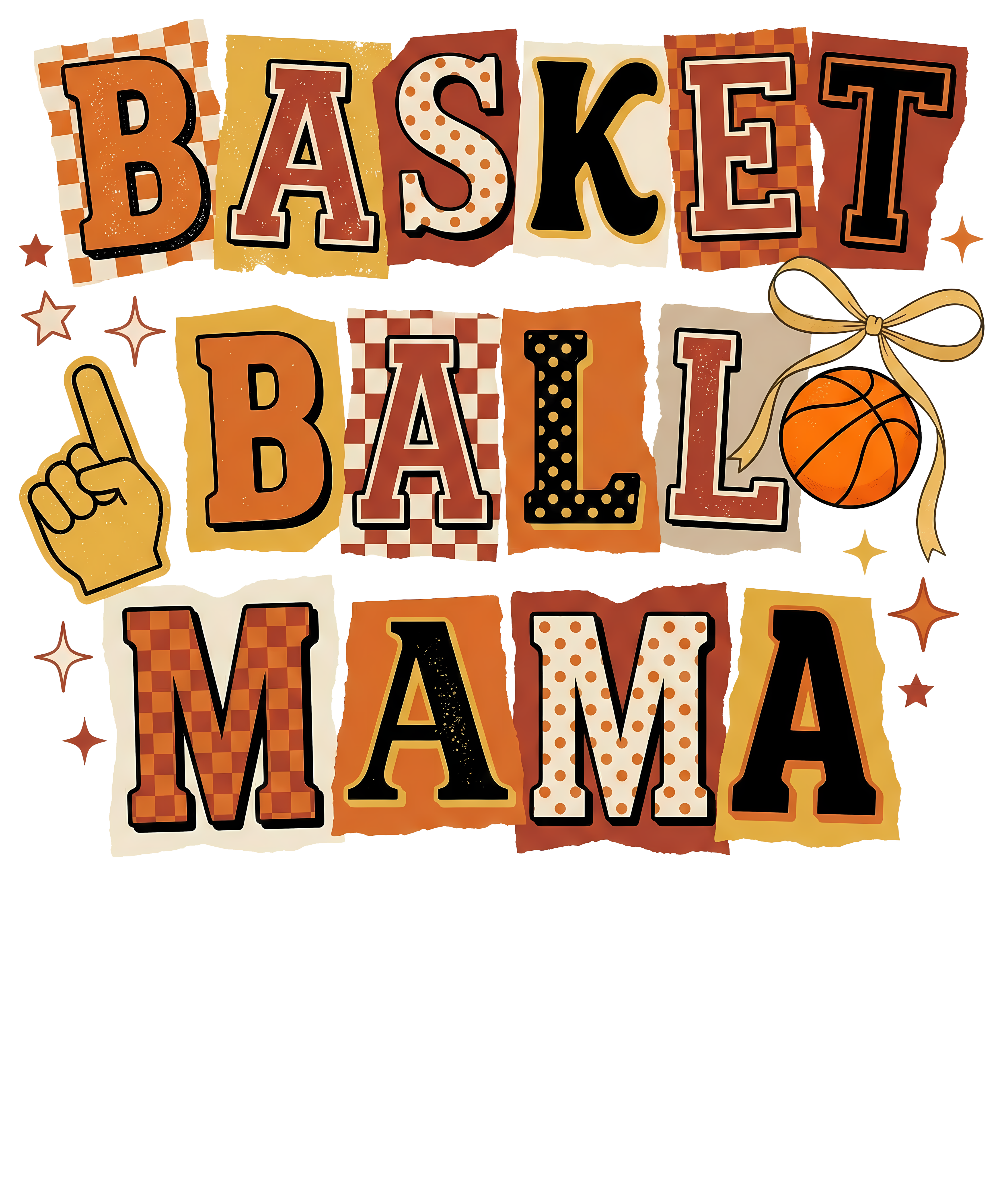 Basketball Mama Spirit DTF Transfer