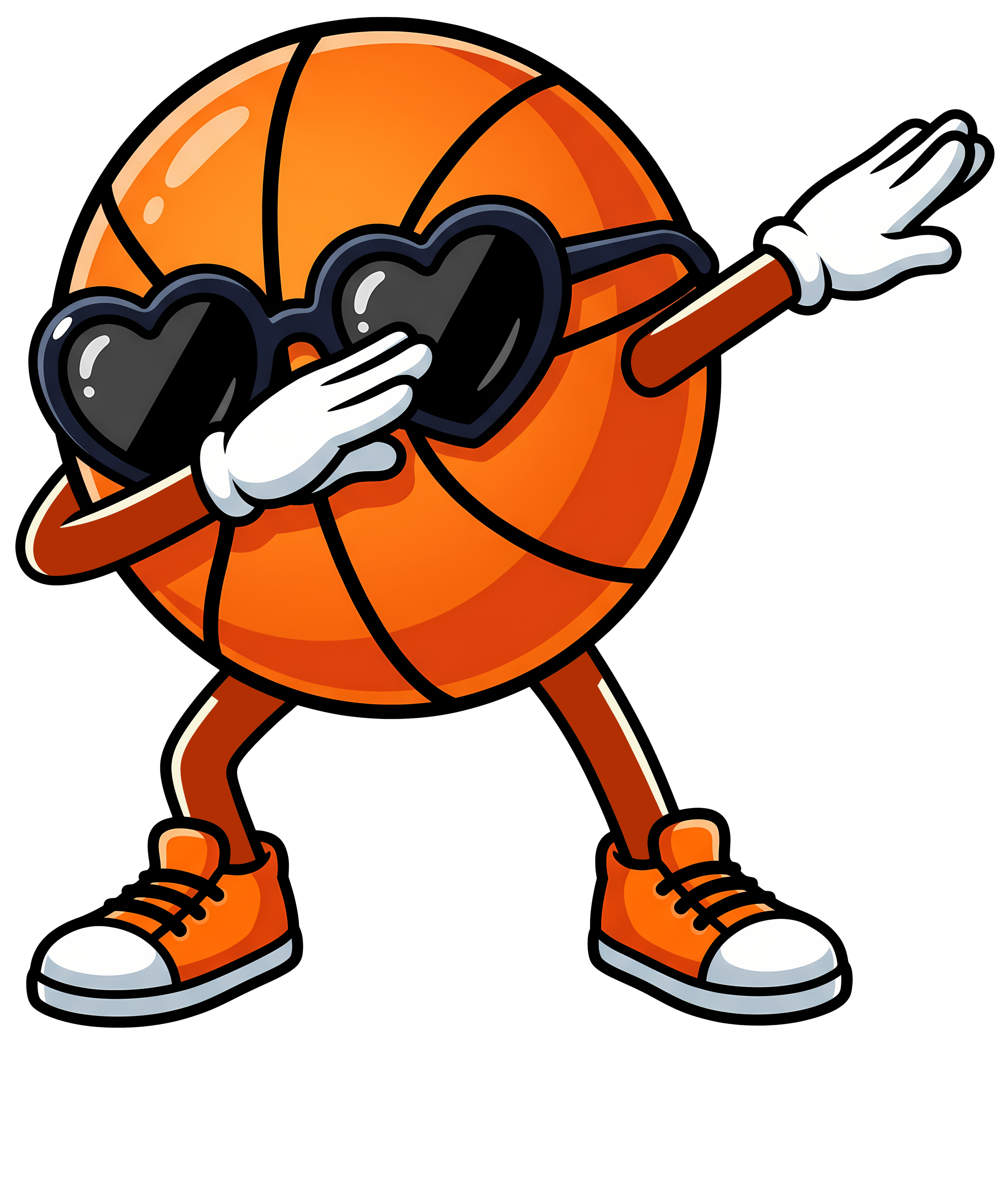 Cool Basketball Character DTF Transfer